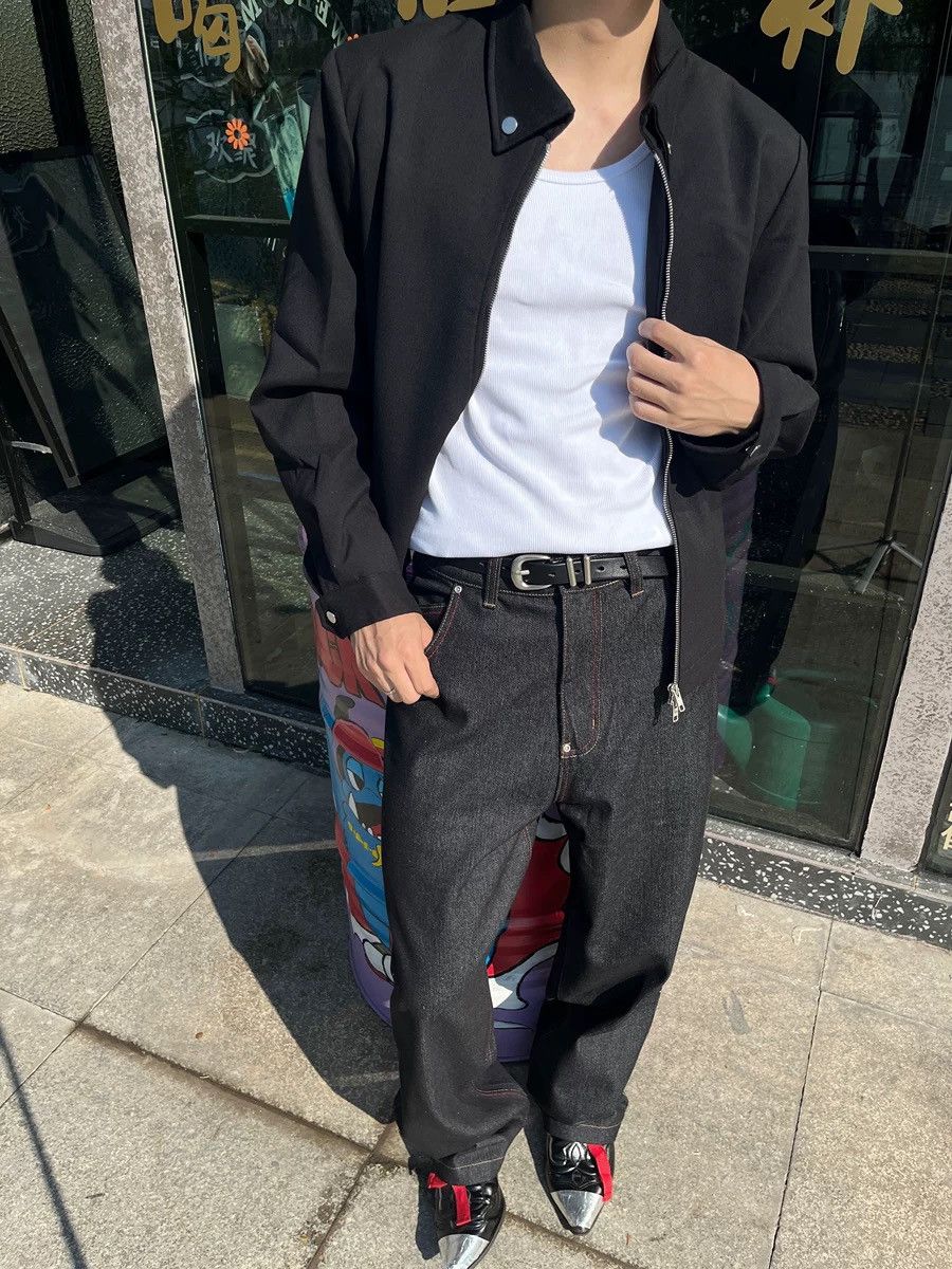 Designer × Japanese Brand 🐲DRAGON EMBROIDERY RAW DENIM Size 30" / US 8 / IT 44 - 11 Thumbnail