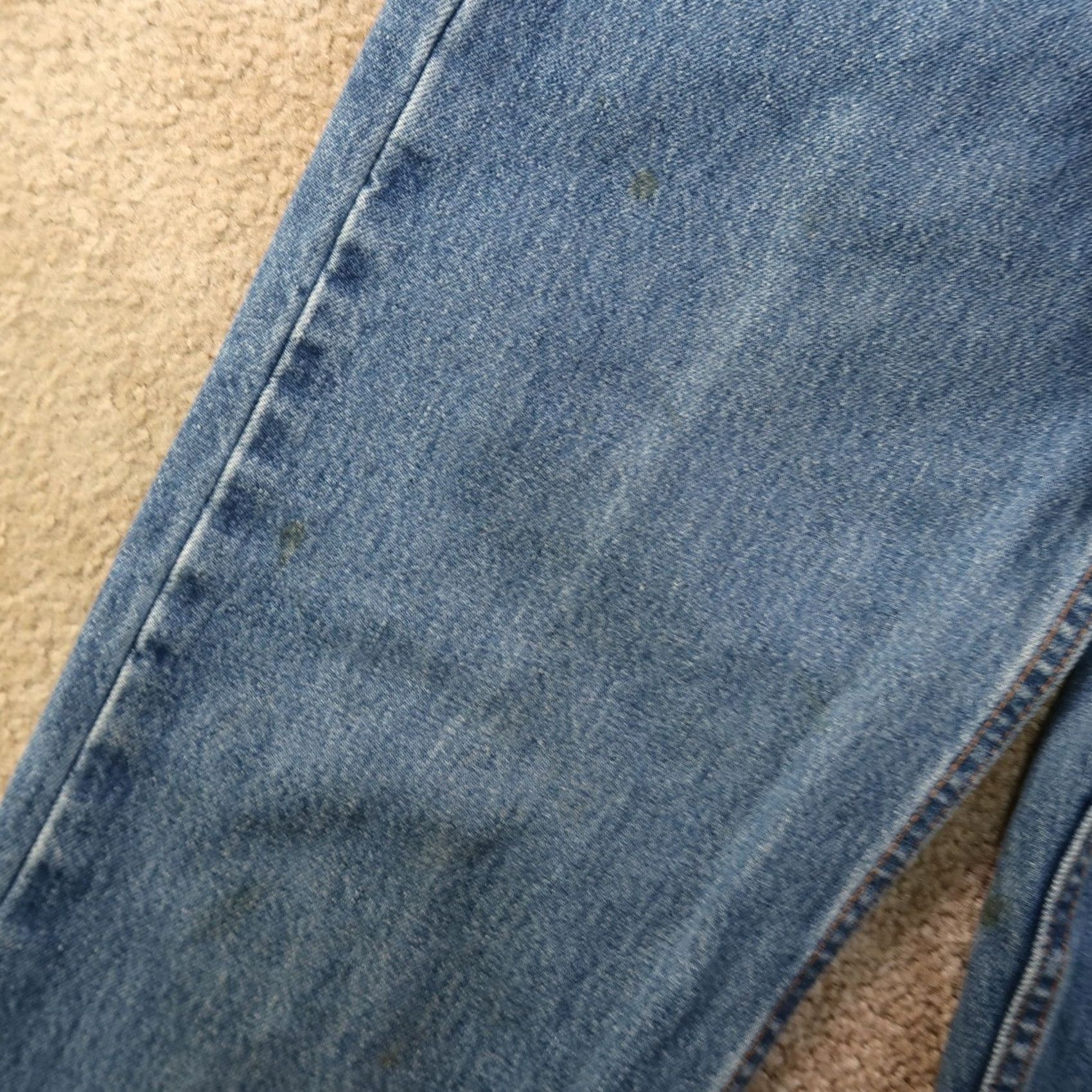 Levi's VINTAGE Levi's 550 Jeans Men 33x30 Blue Distressed Medium Denim USA Denim Jeans 5-Pocket Mens 550 90s/00s Size US 33 - 3 Thumbnail