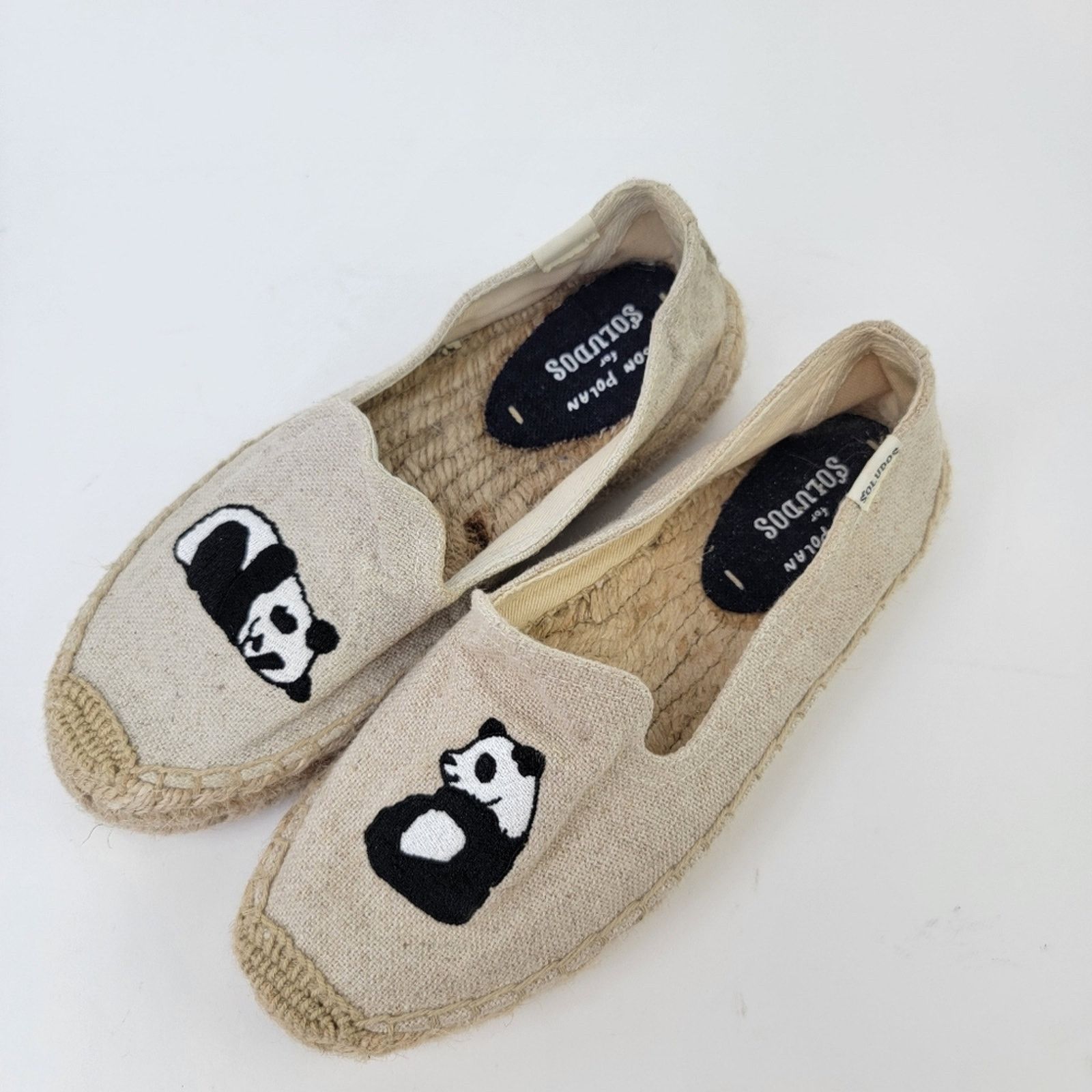 Soludos Soludos x Jason Polan Platform Espadrille Panda Flats - 6 Size US 6 / IT 36 - 1 Thumbnail