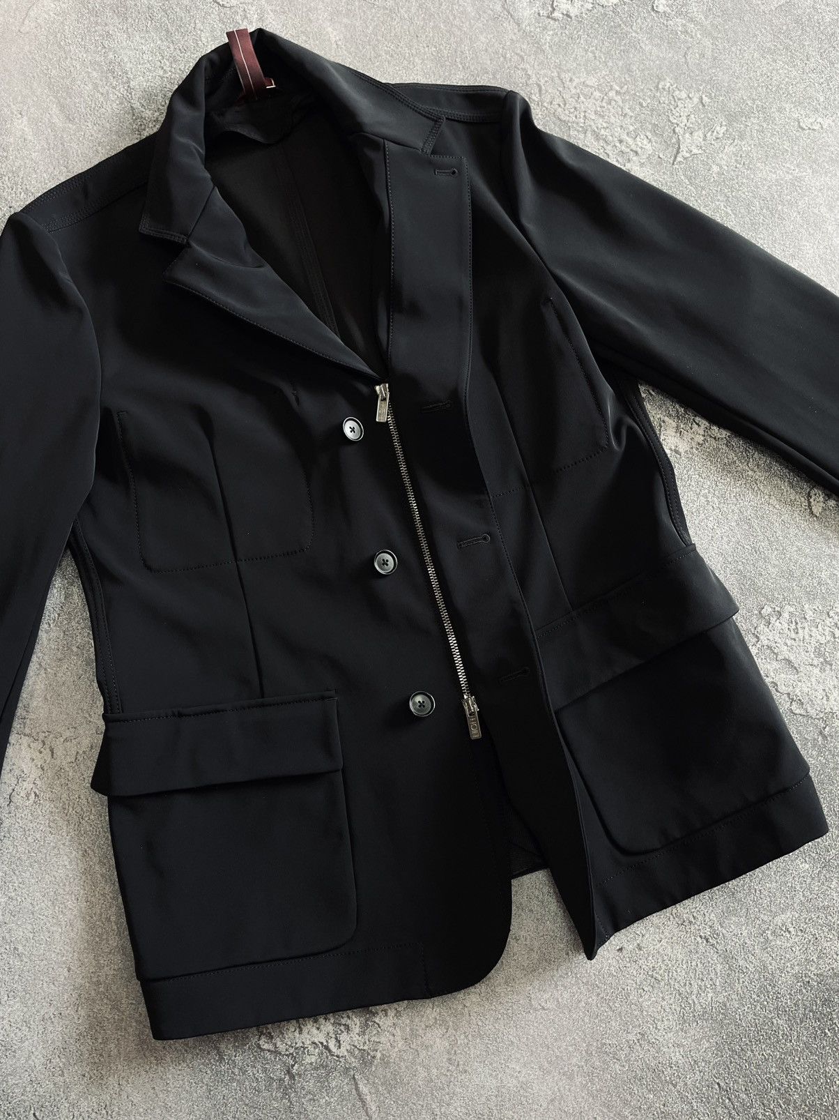 Other HIGH TECH by CLAIRE CAMPBELL Zip / Button Black Jacket IT 52 Size XXL / US 16-18 / IT 52-54 - 12 Thumbnail