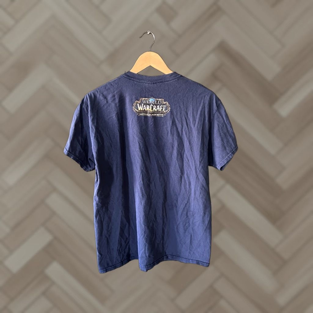 Vintage VINTAGE World Of Warcraft Alliance T Shirt Lion Logo Crew Neck Blue L Men's? Size US L / EU 52-54 / 3 - 1 Thumbnail