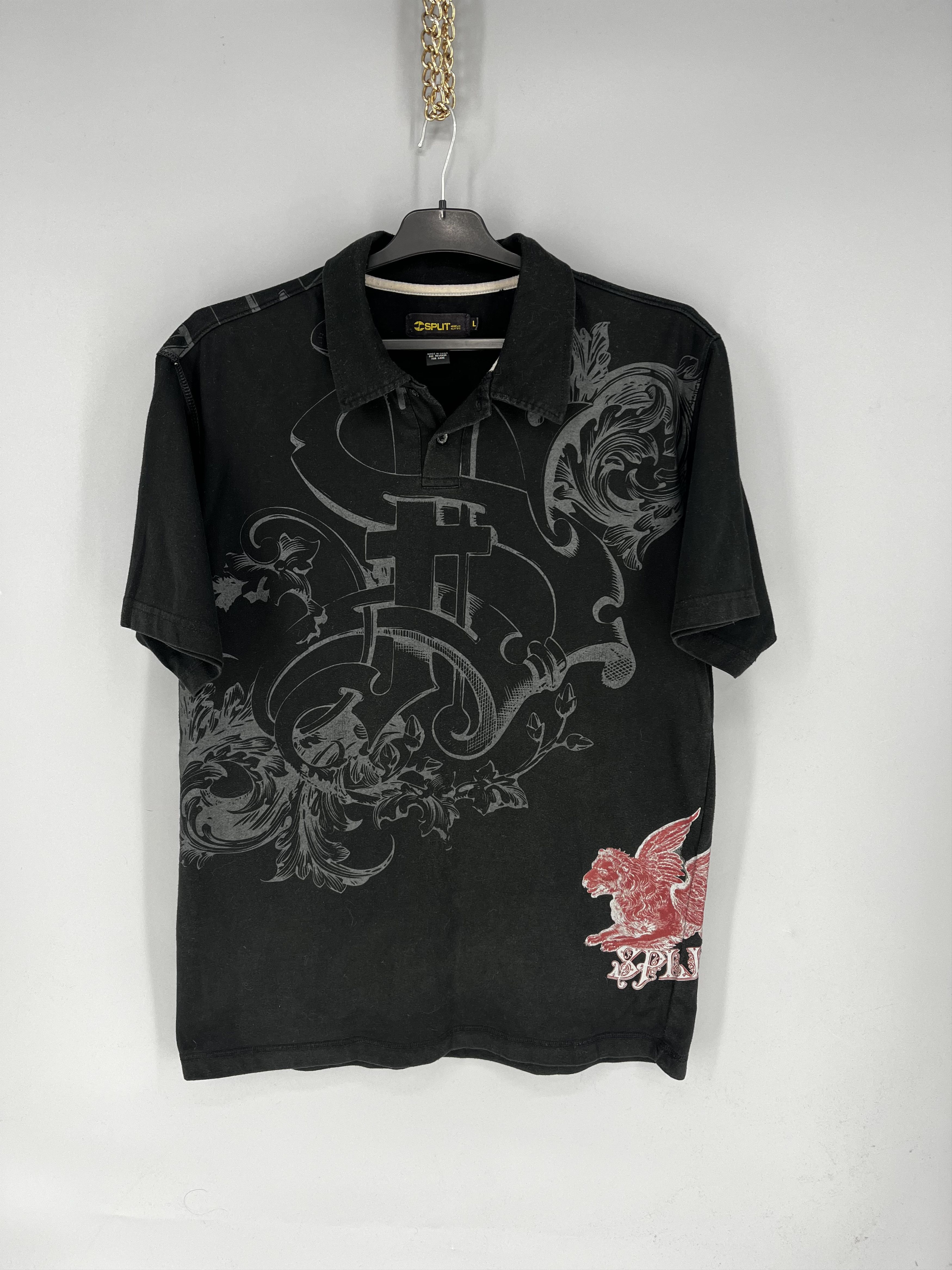 Affliction Split Vintage Affliction Style Y2K Goth Emo Style Skategang Size US L / EU 52-54 / 3 - 1 Thumbnail