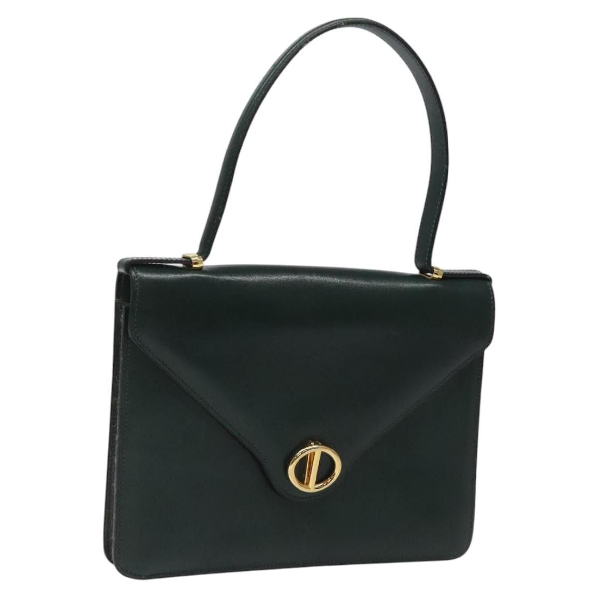 Dior DIOR Hand Bag Leather Green Gold Size ONE SIZE - 1 Thumbnail