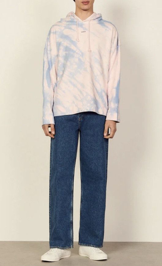 Designer × Sandro Sandro Sudadera Hoodie Tie Dye Azul Marino M Size Size US M / EU 48-50 / 2 - 2 Thumbnail