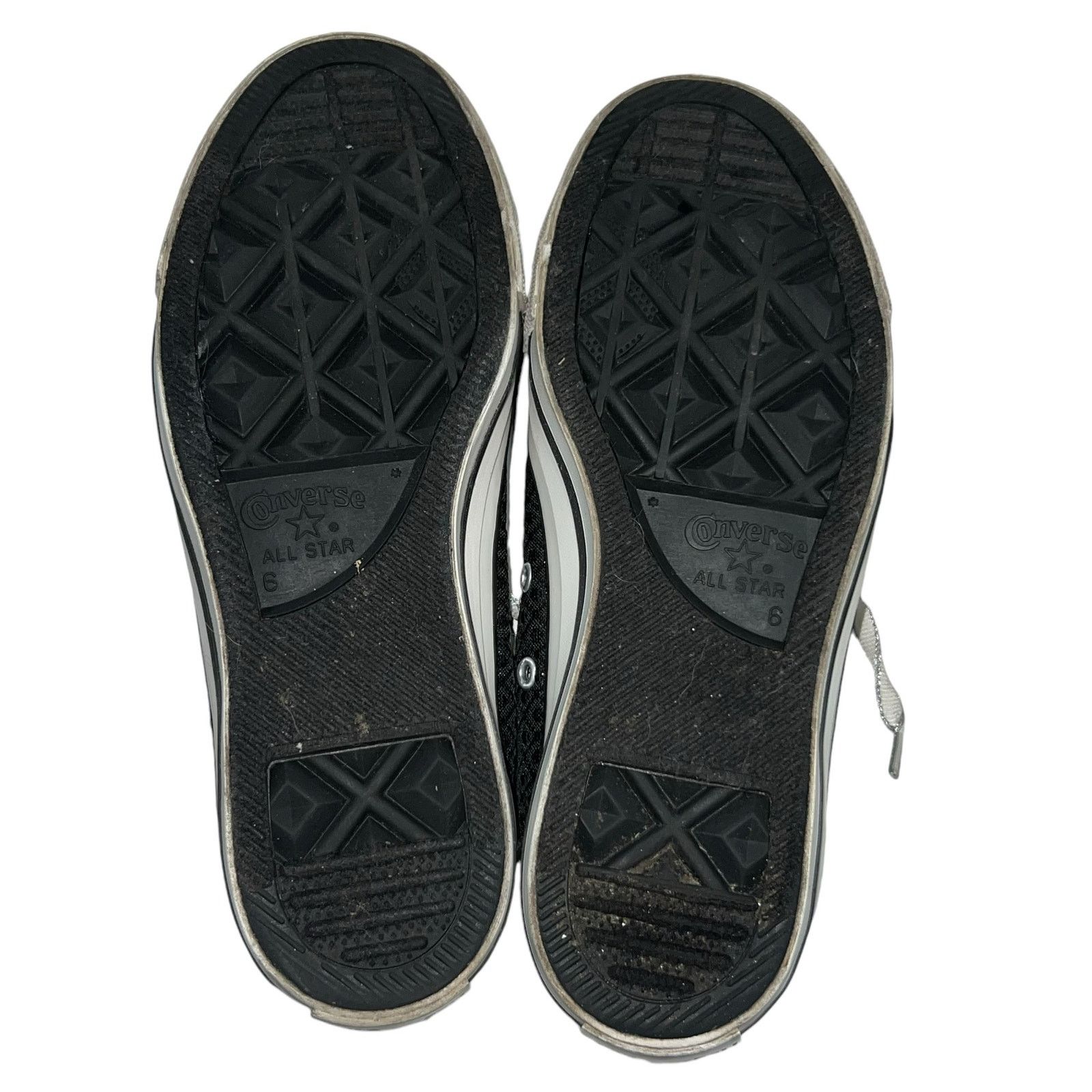 Converse CONVERSE CT All Star Black Beluga Diamond Low Tops SZ 8 Size US 8 / IT 38 - 13 Thumbnail