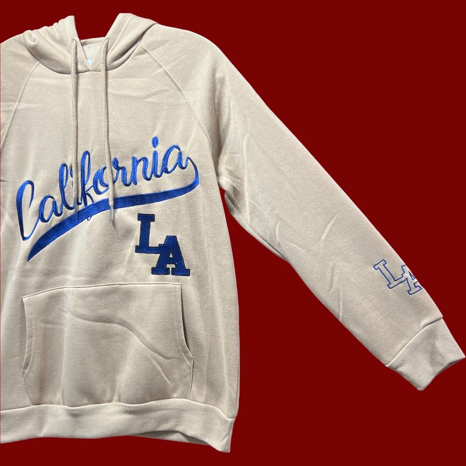 rue21 Rue 21 - Unisex Long Sleeve Hooded Sweat - Beige - Extra Sma Size US XS / EU 42 / 0 - 16 Thumbnail