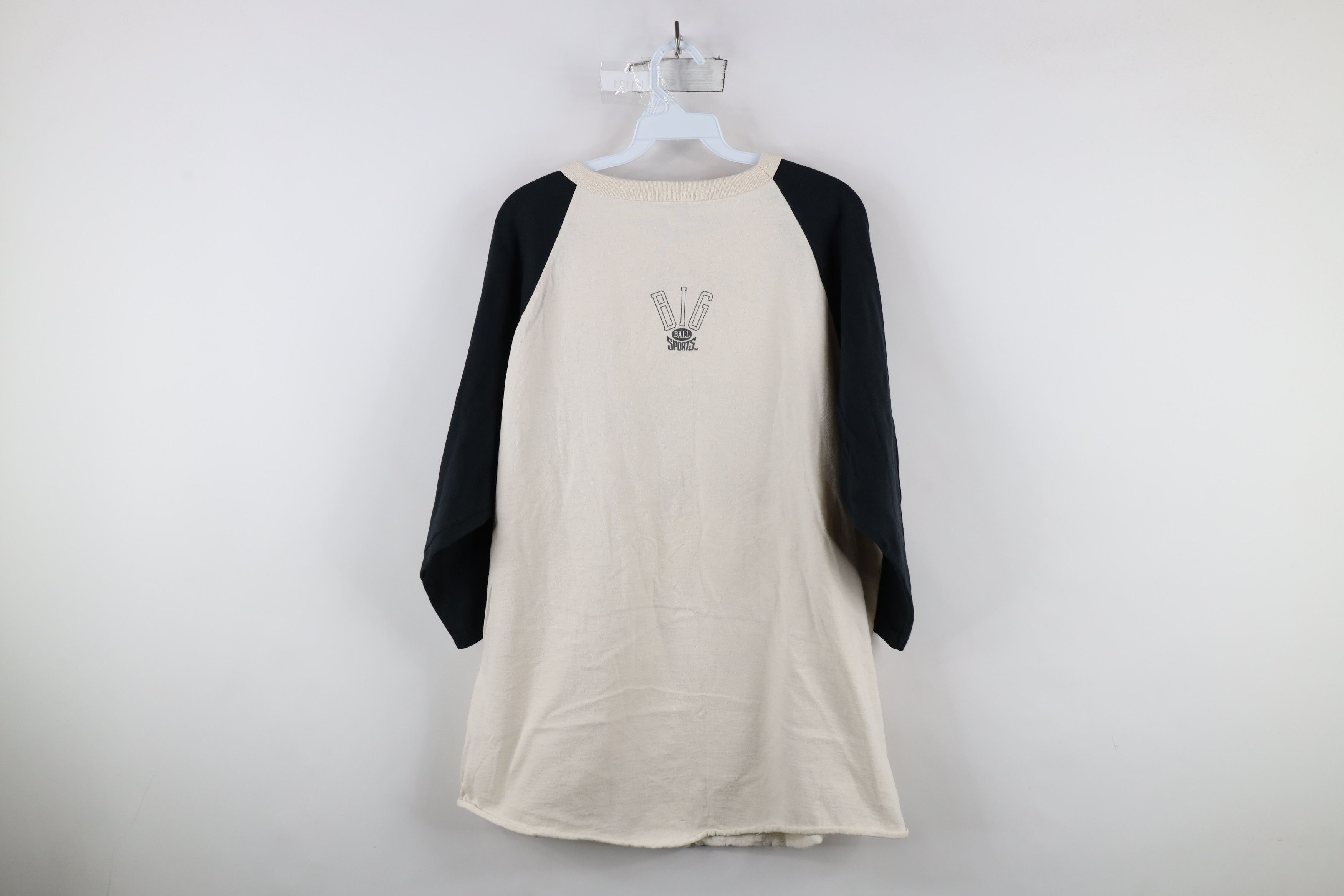 Vintage Vintage 90s Baseball Is Life 3/4 Sleeve Raglan T-Shirt Size US XL / EU 56 / 4 - 9 Thumbnail