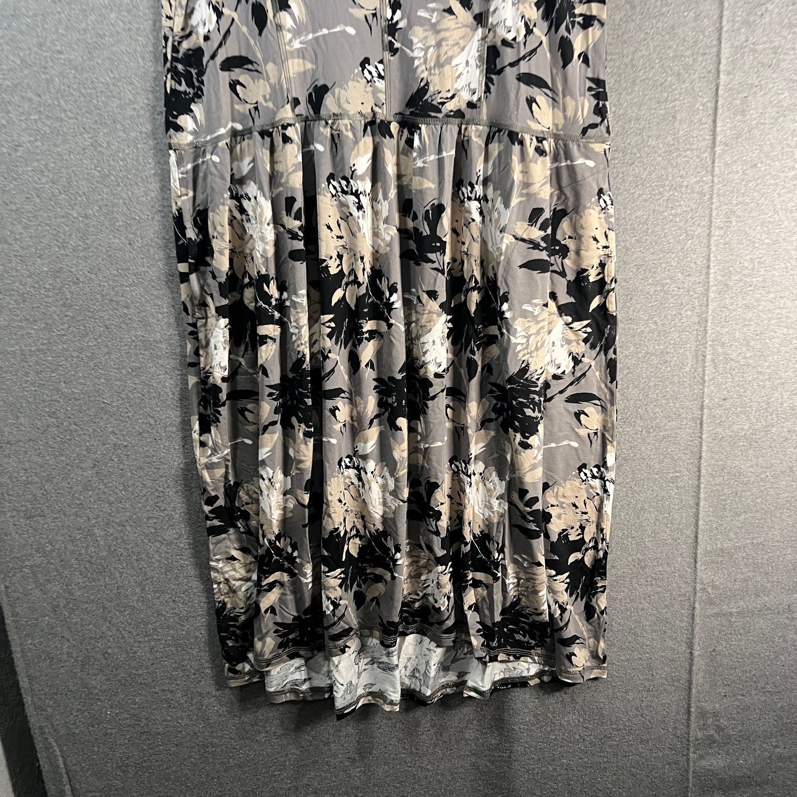Other LOGO by Lori Goldstein Hi-Low Hem Dress Frost Grey Size S / US 4 / IT 40 - 4 Thumbnail