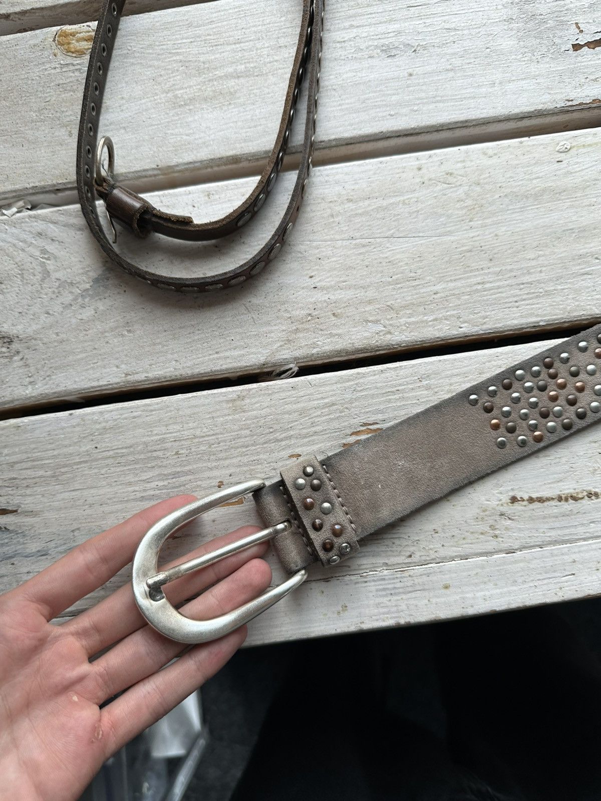 Other 🚨Vintage Crazy Metal Belt Drip Japanese Hype bb Simon Size ONE SIZE - 2 Thumbnail