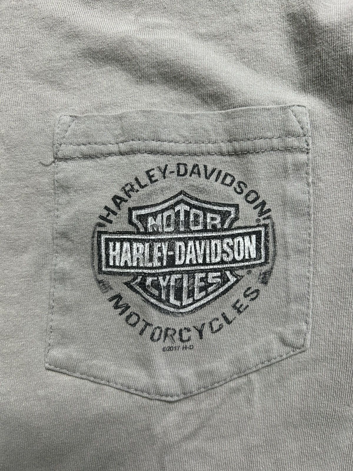 Harley Davidson Vintage Y2K Harley Long Sleeve Tee Utah Dated 2017 Size US XL / EU 56 / 4 - 3 Thumbnail