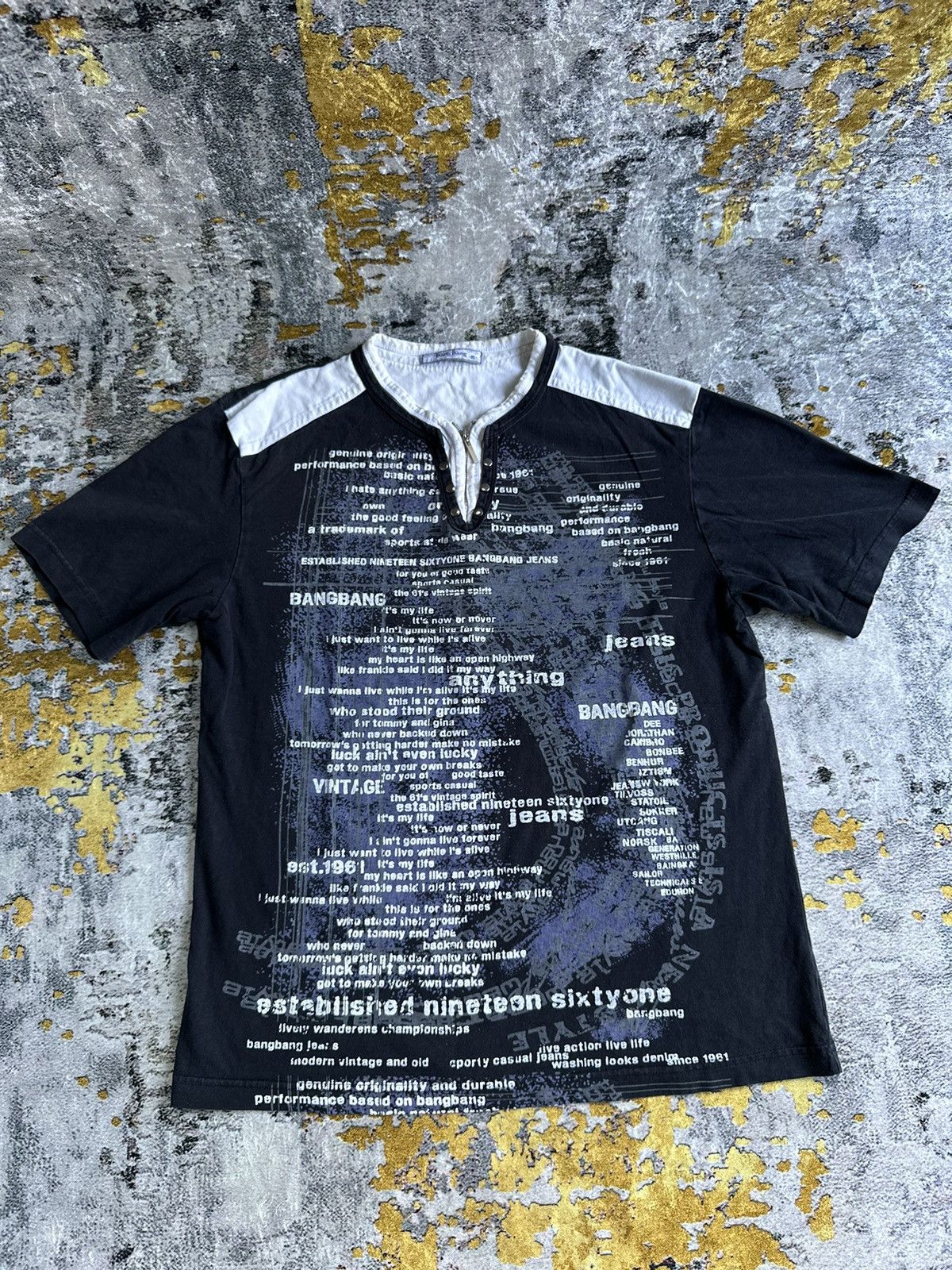 Japanese Brand CRAZY POEM DOUBLE LAYER ZIPPER Size US L / EU 52-54 / 3 - 1 Thumbnail