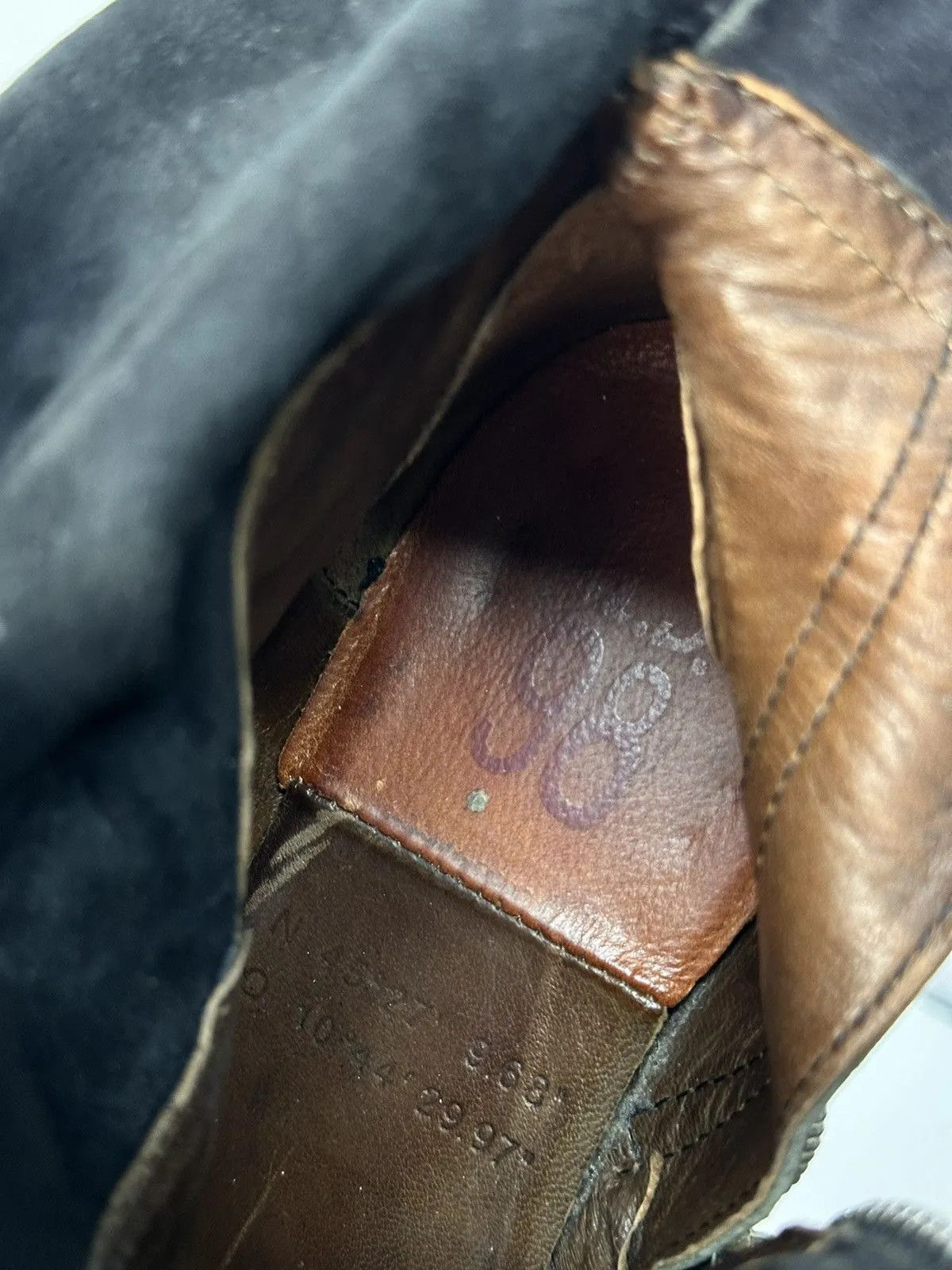 A.S.98 Leather Boots A.S. 98 Western Air step Guisi style Vintage Size US 7 / IT 37 - 10 Thumbnail