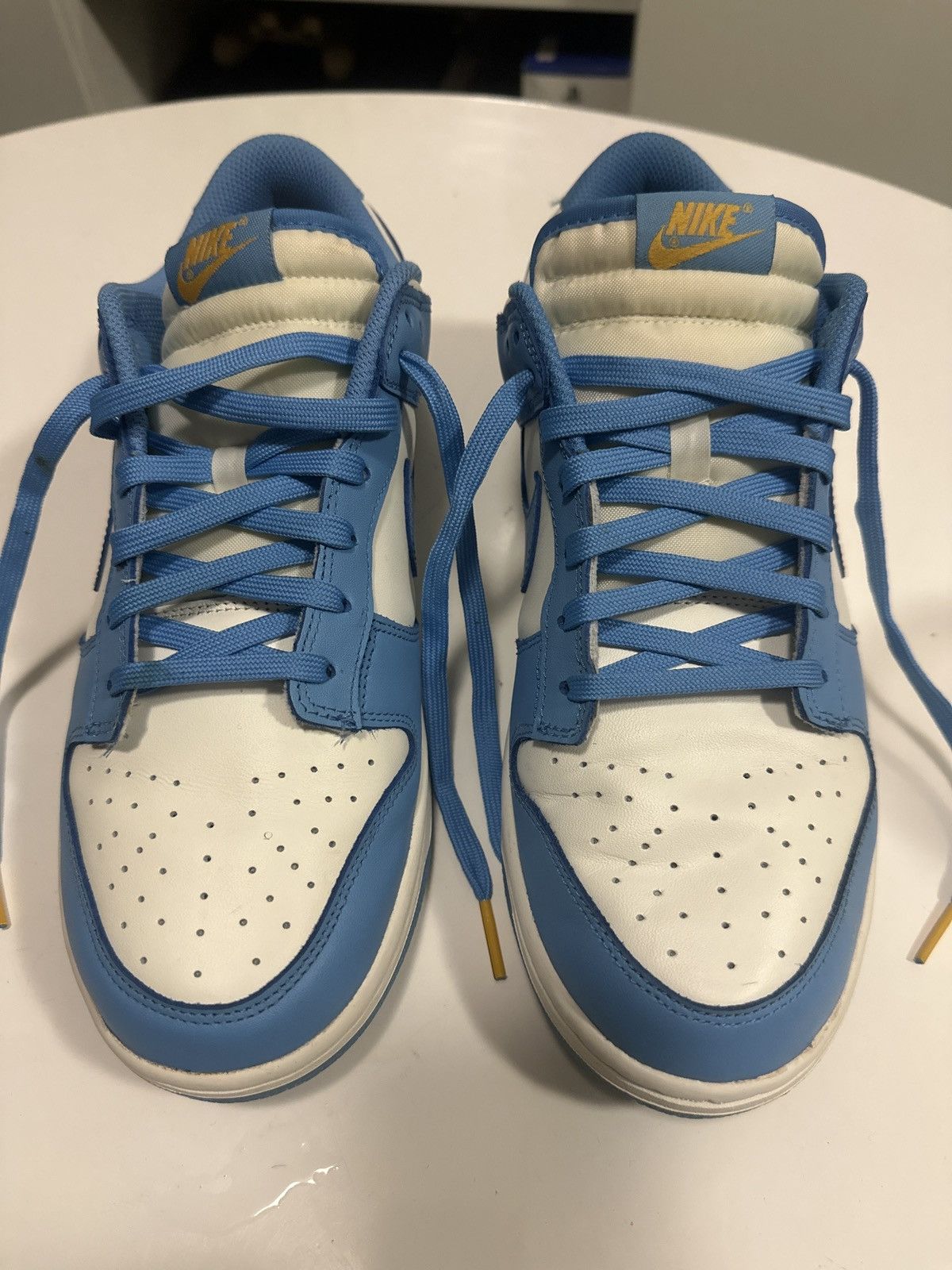 Nike Woman Nike Dunk Low Sail Coast Blue White 11.5 DD1503 100 Size US 11.5 / EU 44-45 - 1 Thumbnail