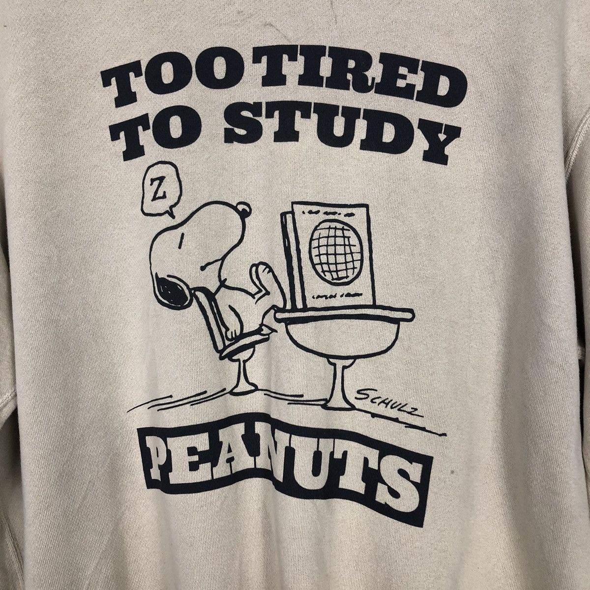 Cartoon Network × Japanese Brand 📌Vintage Sweatshirt Peanuts Big Logo Over Print Size US L / EU 52-54 / 3 - 13 Thumbnail