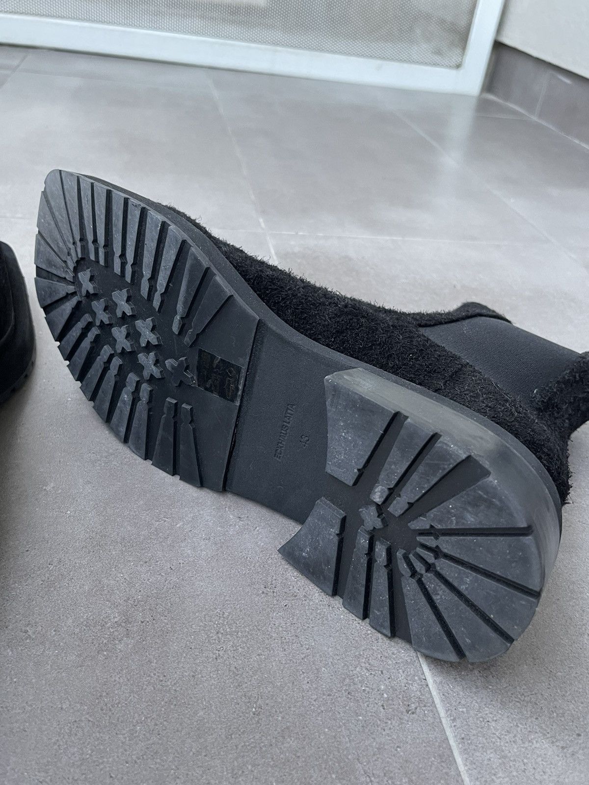 Eckhaus Latta !DS! FW23 Eckhaus Latta Mike Black Suede Boots Size US 10 / EU 43 - 20 Thumbnail