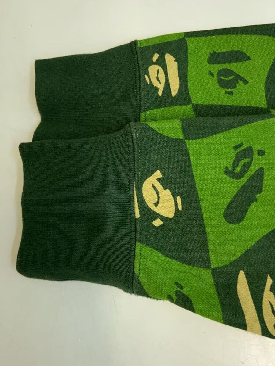 Bape A Bathing Ape Monogram Cotton Fleece Hoodie Green Size US M / EU 48-50 / 2 - 5 Thumbnail