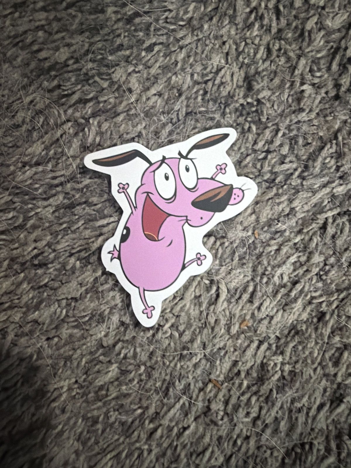 Cartoon Network Cartoon Network Courage The Cowardly Dog Sticker Size ONE SIZE - 1 Thumbnail