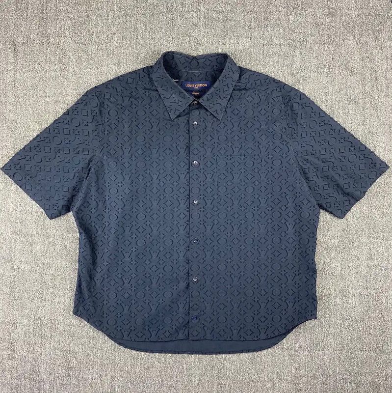 Louis Vuitton Louis Vuitton M Size Dark Gray Cotton Shirt 0089 Size M / US 6-8 / IT 42-44 - 1 Thumbnail