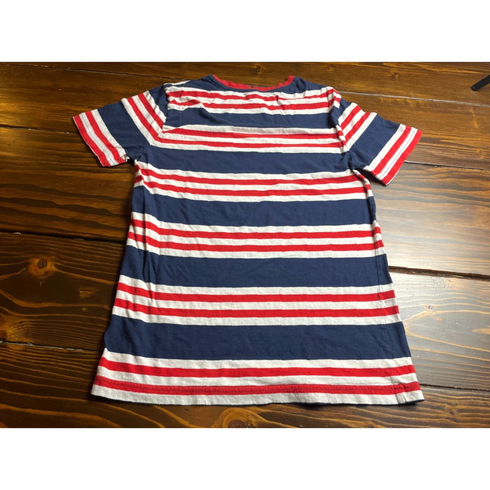 Vintage City Streets Shirt Mens Small Red White Blue Striped United States of America Size US S / EU 44-46 / 1 - 2 Thumbnail
