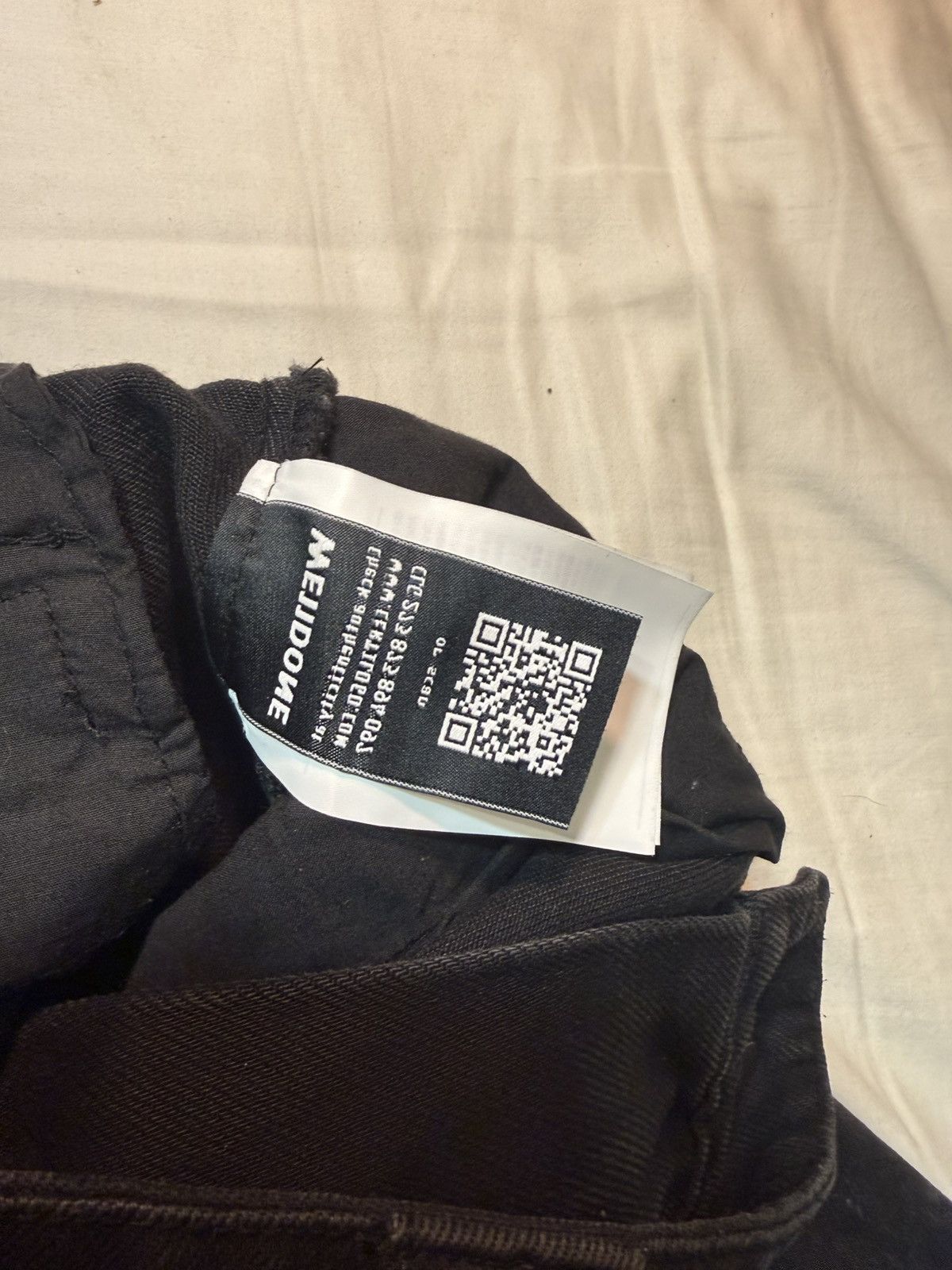 WE11DONE WE11DONE Black Washed Loose Fit Denim Cargo Pants Size US 32 / EU 48 - 6 Thumbnail