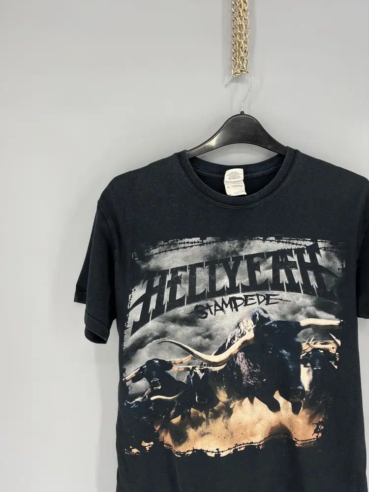 Band Tees Vintage y2k HELLYEAH stamdede tour 2010 Band Rock Tee Size US M / EU 48-50 / 2 - 5 Thumbnail