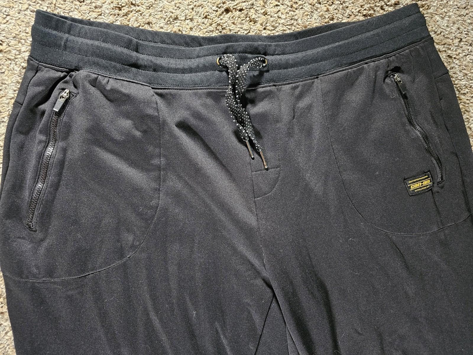 Designer CAN AM BRP 2XL sweatpants black Size US 40 / EU 56 - 2 Thumbnail