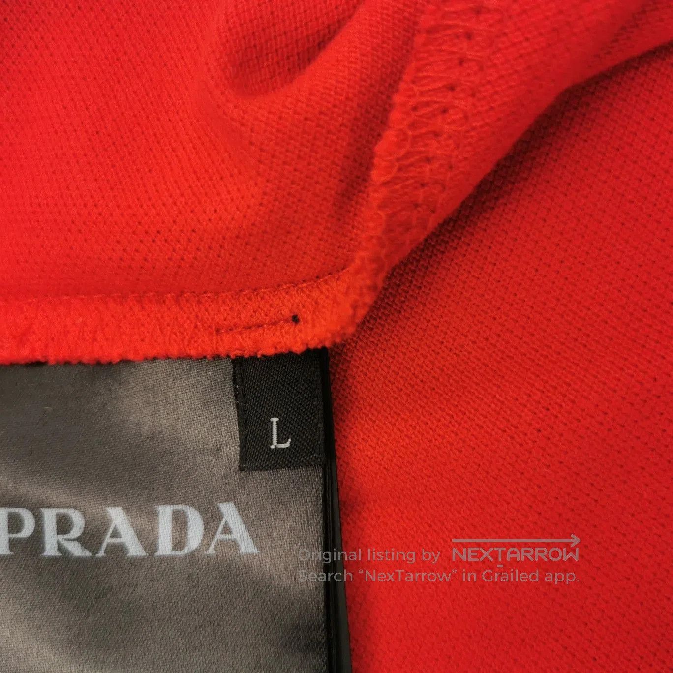 Prada Prada Colorblock Collared Cotton T. Size US L / EU 52-54 / 3 - 4 Thumbnail