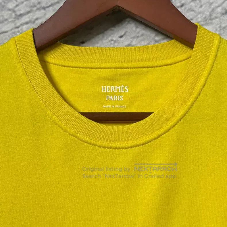 Hermes Hermes SS22 Solid Color Pocket Round Neck Short Sleeve T-S Size XXS / US 00 / IT 34 - 2 Thumbnail