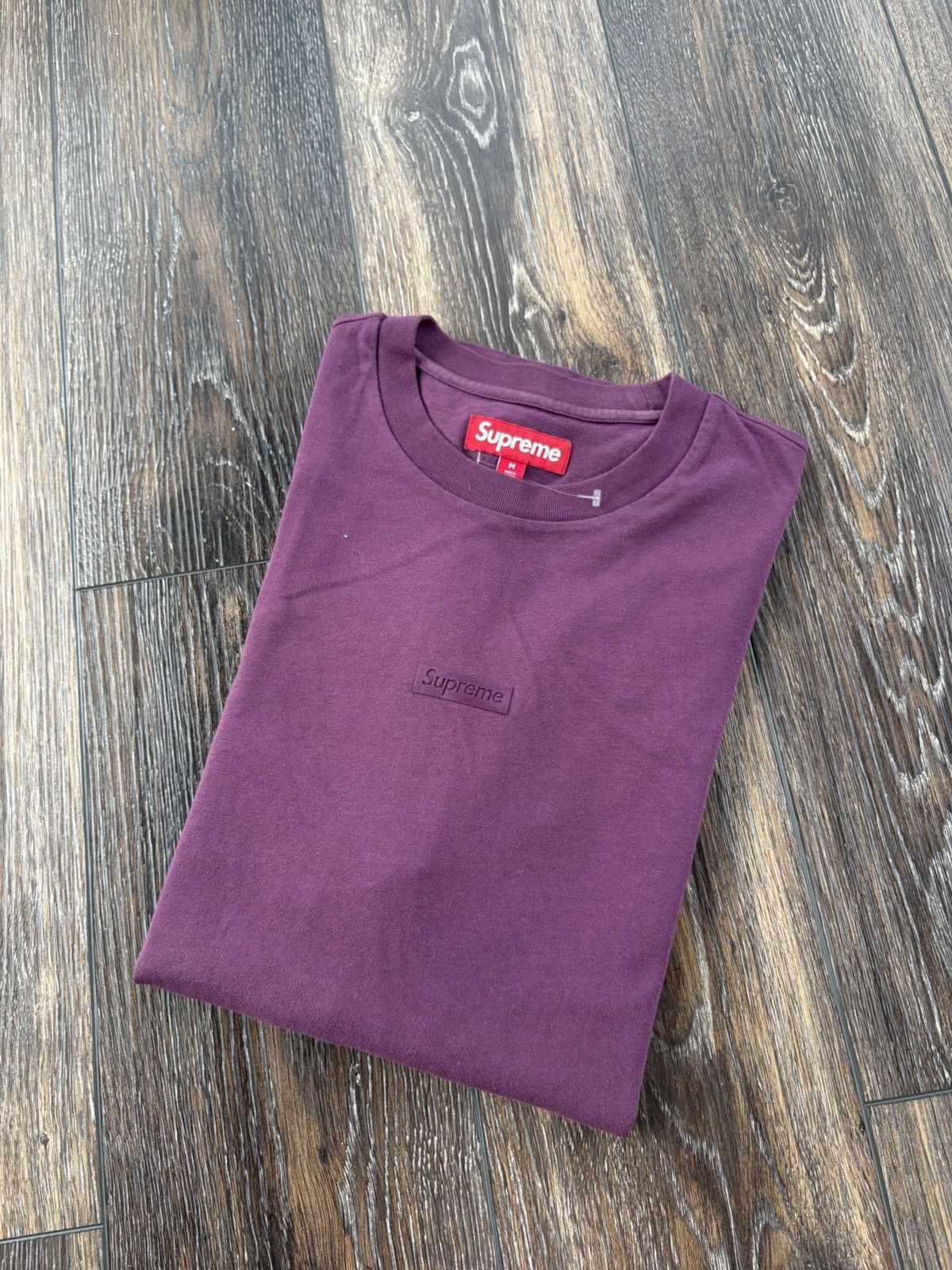 Supreme Supreme High Density Small Box Tee S/S Top FW23 Purple 