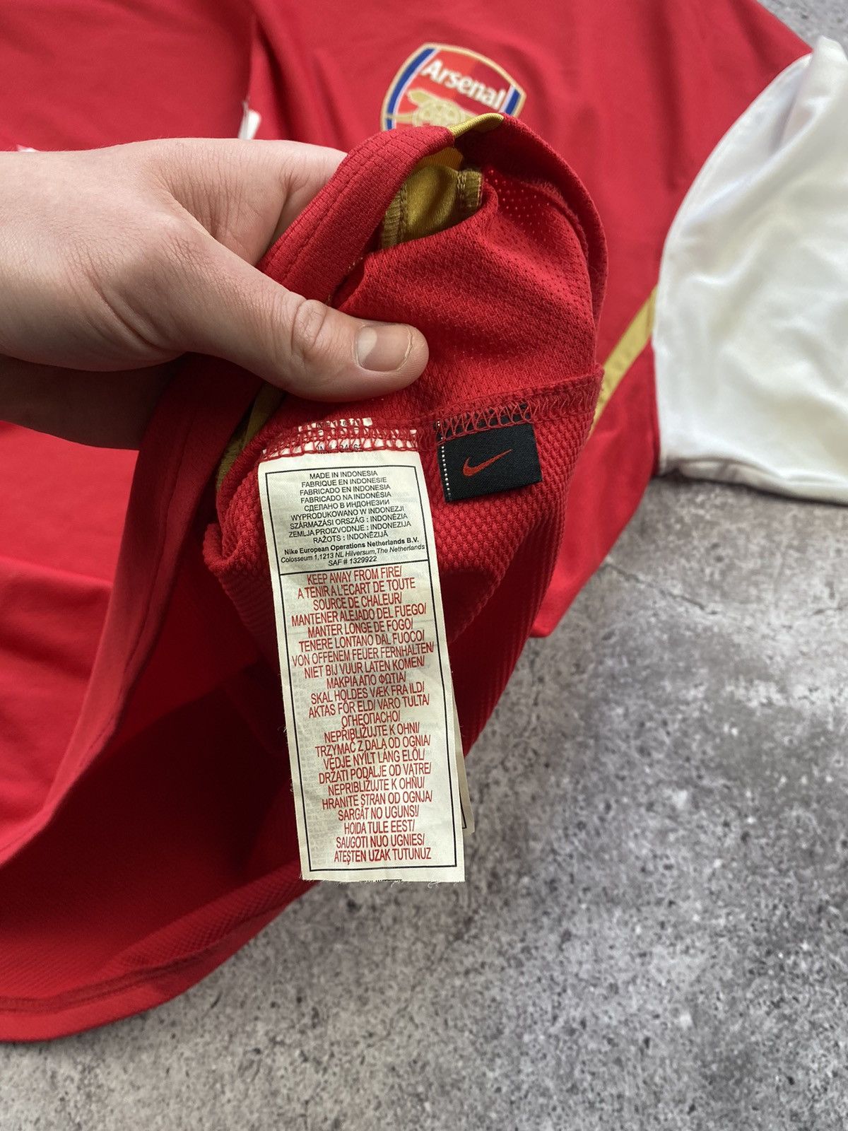 Nike × Vintage Vintage Y2K Arsenal 2007-2008 Home Soccer Jersey Football Size US XL / EU 56 / 4 - 5 Thumbnail