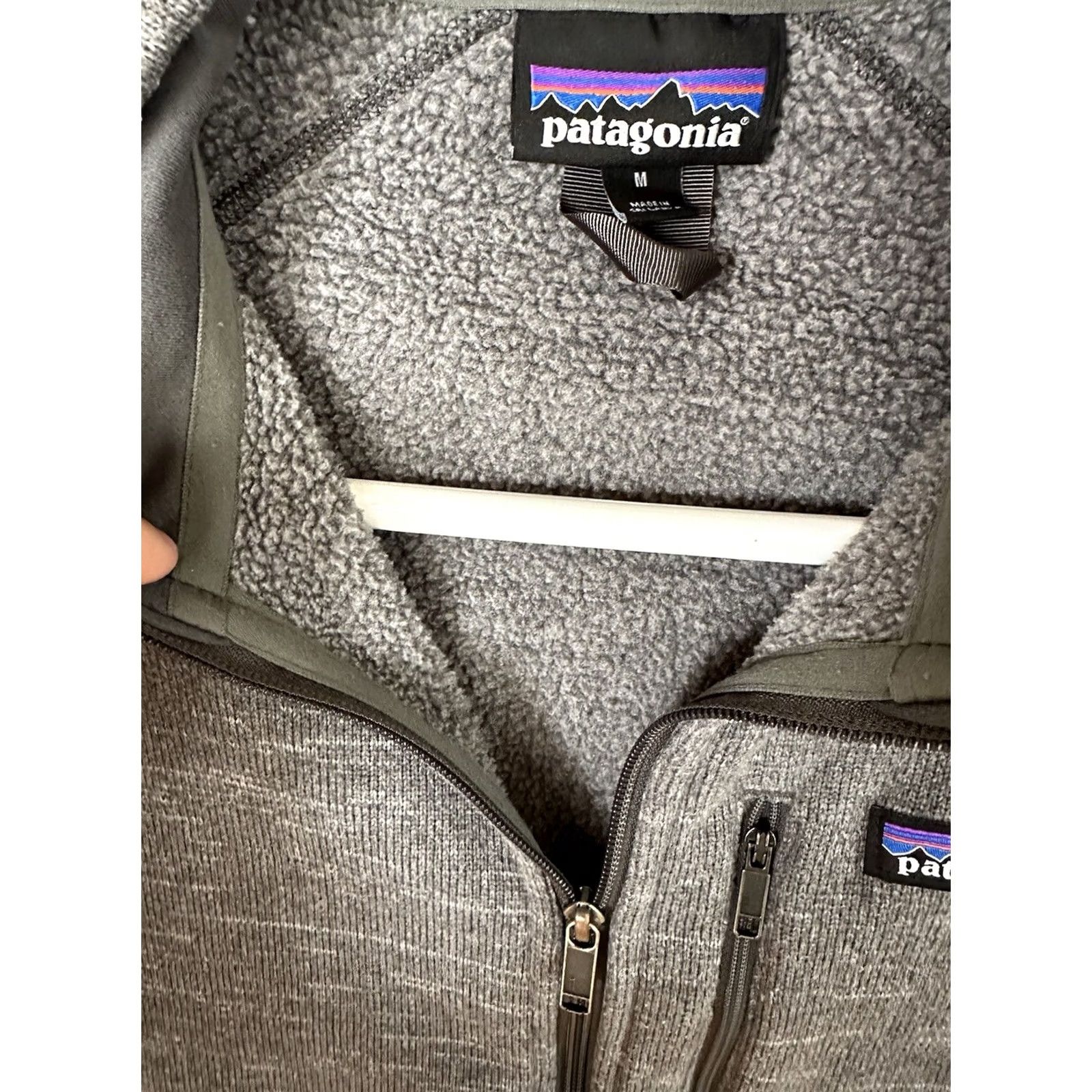 Patagonia VINTAGE Patagonia Fleece Jacket Mens Medium Gray Y2K Full Zipper Sweater USA Size US M / EU 48-50 / 2 - 6 Thumbnail