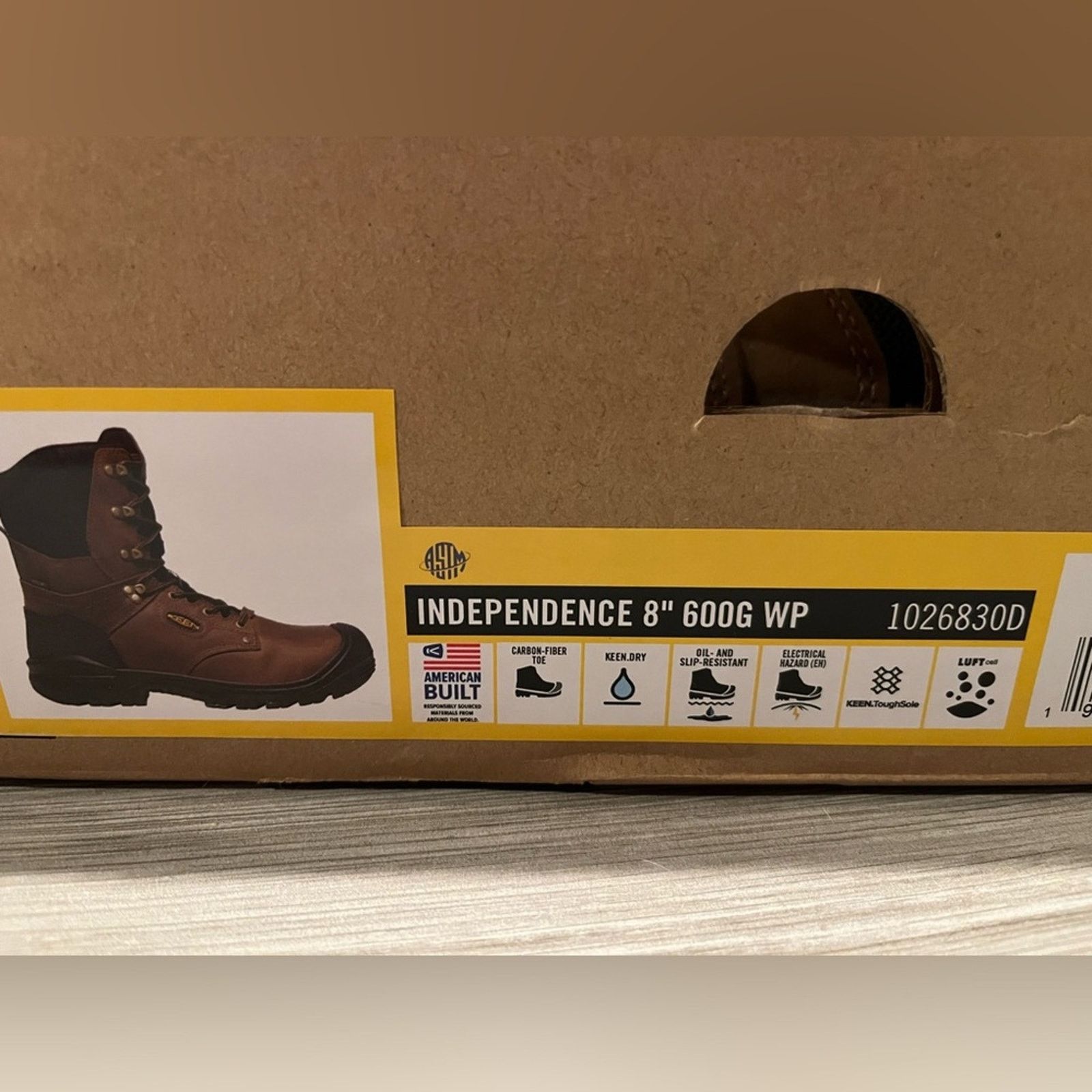 KEEN KEEN Utility Independence 8" 600G Work Boots Men 10D Size US 10 / EU 43 - 11 Thumbnail