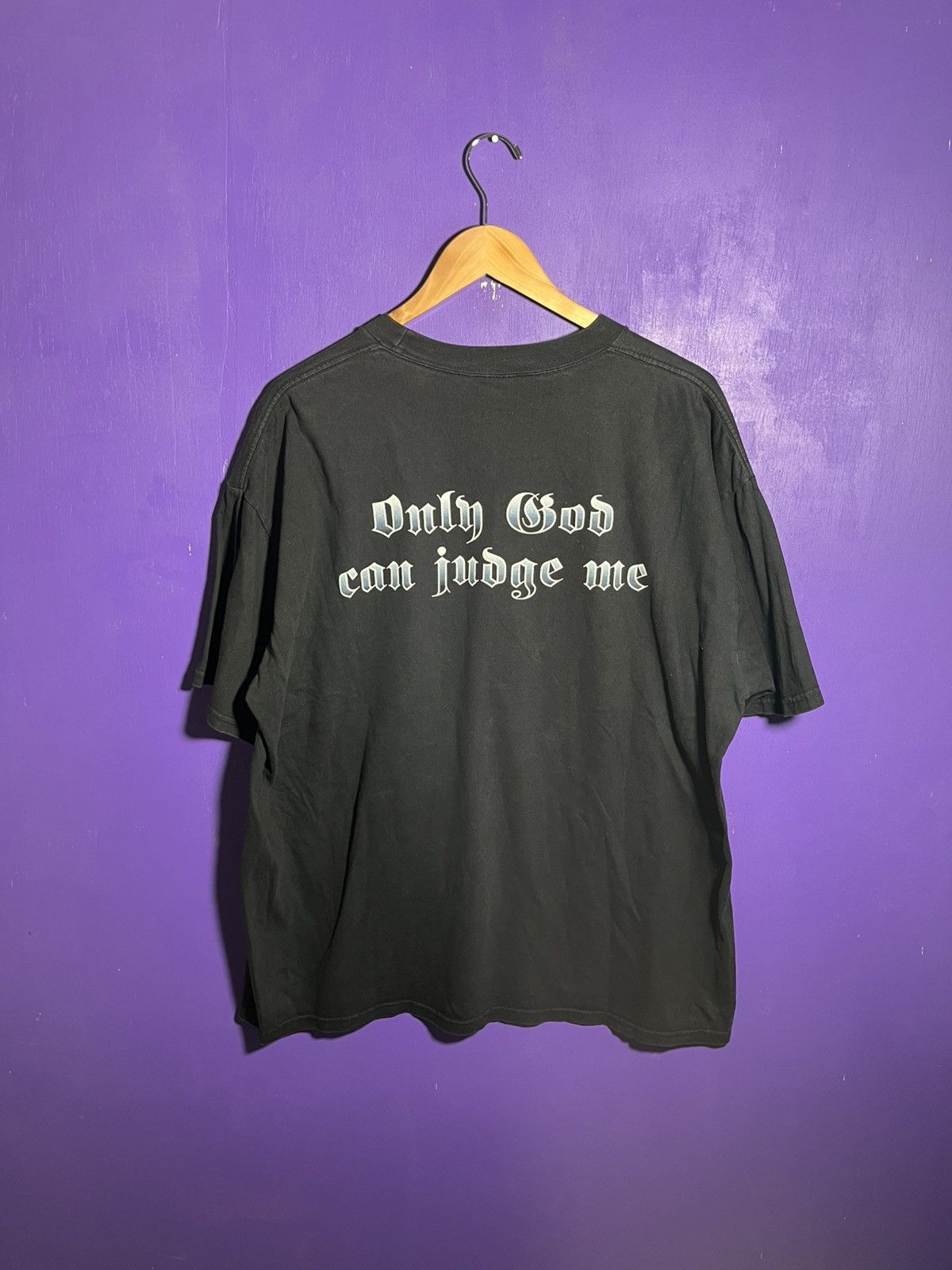 Rap Tees × Vintage Vintage 2001 Tupac only God can judge me t-shirt Size US XL / EU 56 / 4 - 2 Thumbnail