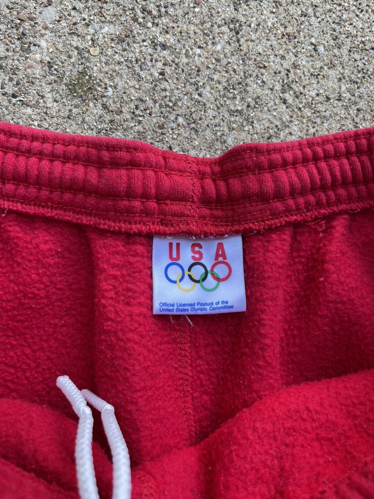 USA Olympics Vintage USA Olympics Sweatpants Red XL Size US 33 - 2 Thumbnail