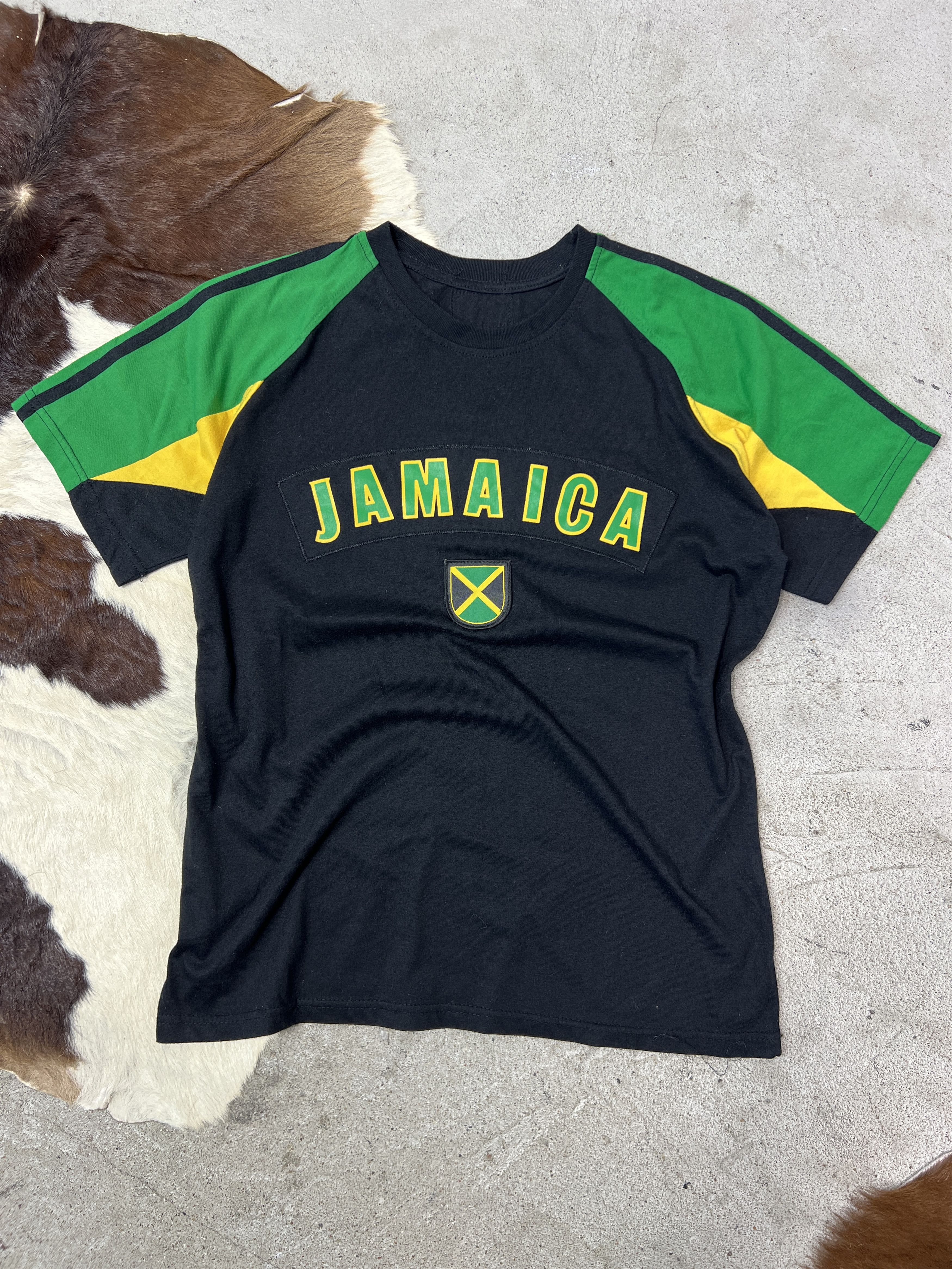 Vintage Vintage Sporty Streetwear Jamaica Blokecore T-shirt Y2K Size US M / EU 48-50 / 2 - 1 Thumbnail