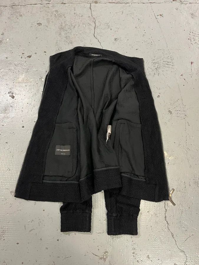 Emporio Armani SS2020 Emporio Armani Relief Black Jacket Size US M / EU 48-50 / 2 - 8 Thumbnail