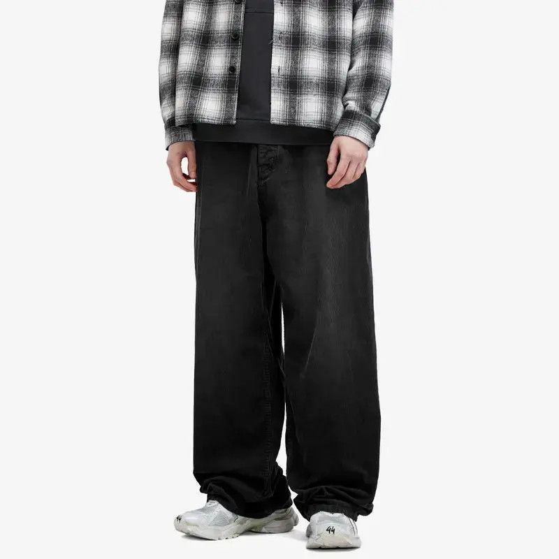 Balenciaga o1in1g0126 Baggy Pants in Black Size US 28 / EU 44 - 2 Thumbnail