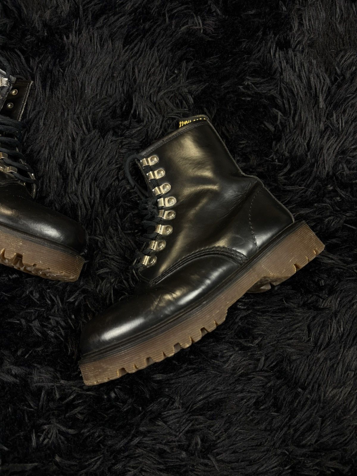 Dr. Martens Vintage Dr Martens Combat England Leather Boots Size US 7 / IT 37 - 2 Thumbnail