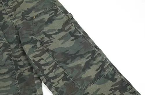 Jean Retro camouflage overalls hip hop casual straight trousers Size US 32 / EU 48 - 5 Thumbnail