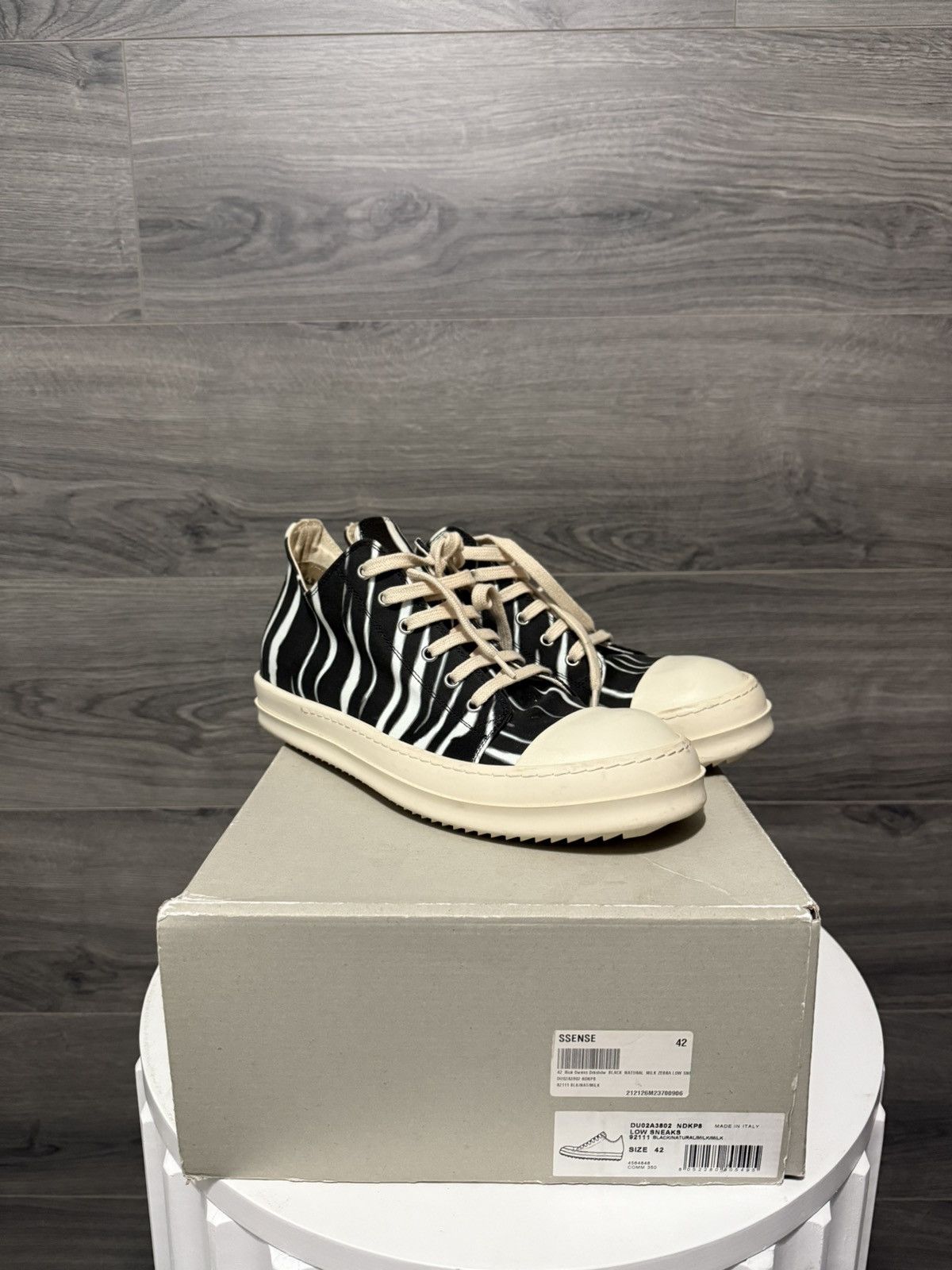 Rick Owens Drkshdw Low Top Ramones
