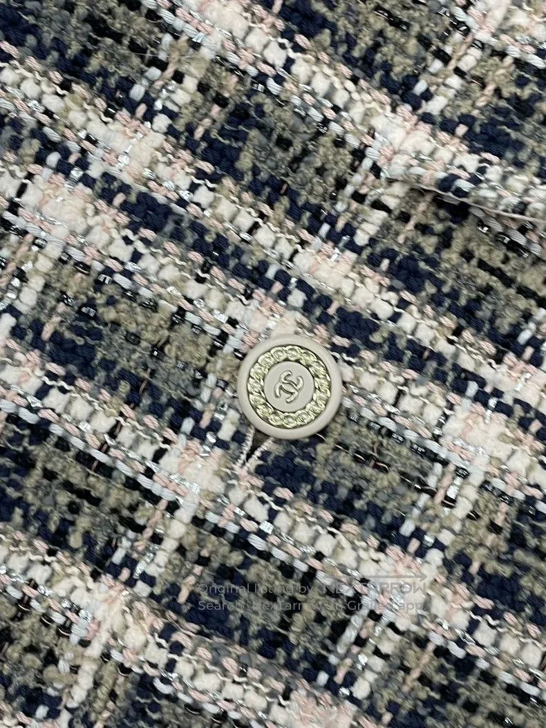 Chanel Chanel Tweed plaid coat Size S / US 4 / IT 40 - 2 Thumbnail
