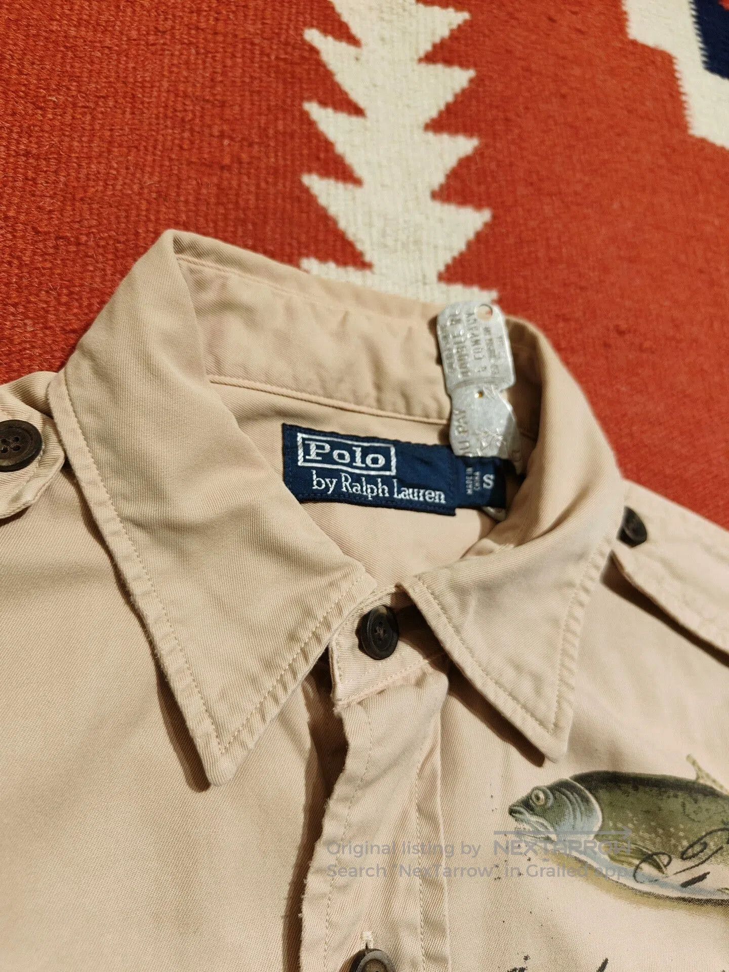 RRL Ralph Lauren Ralph Lauren RRL Vintage Patch Fishing Shirt. Size US S / EU 44-46 / 1 - 3 Thumbnail