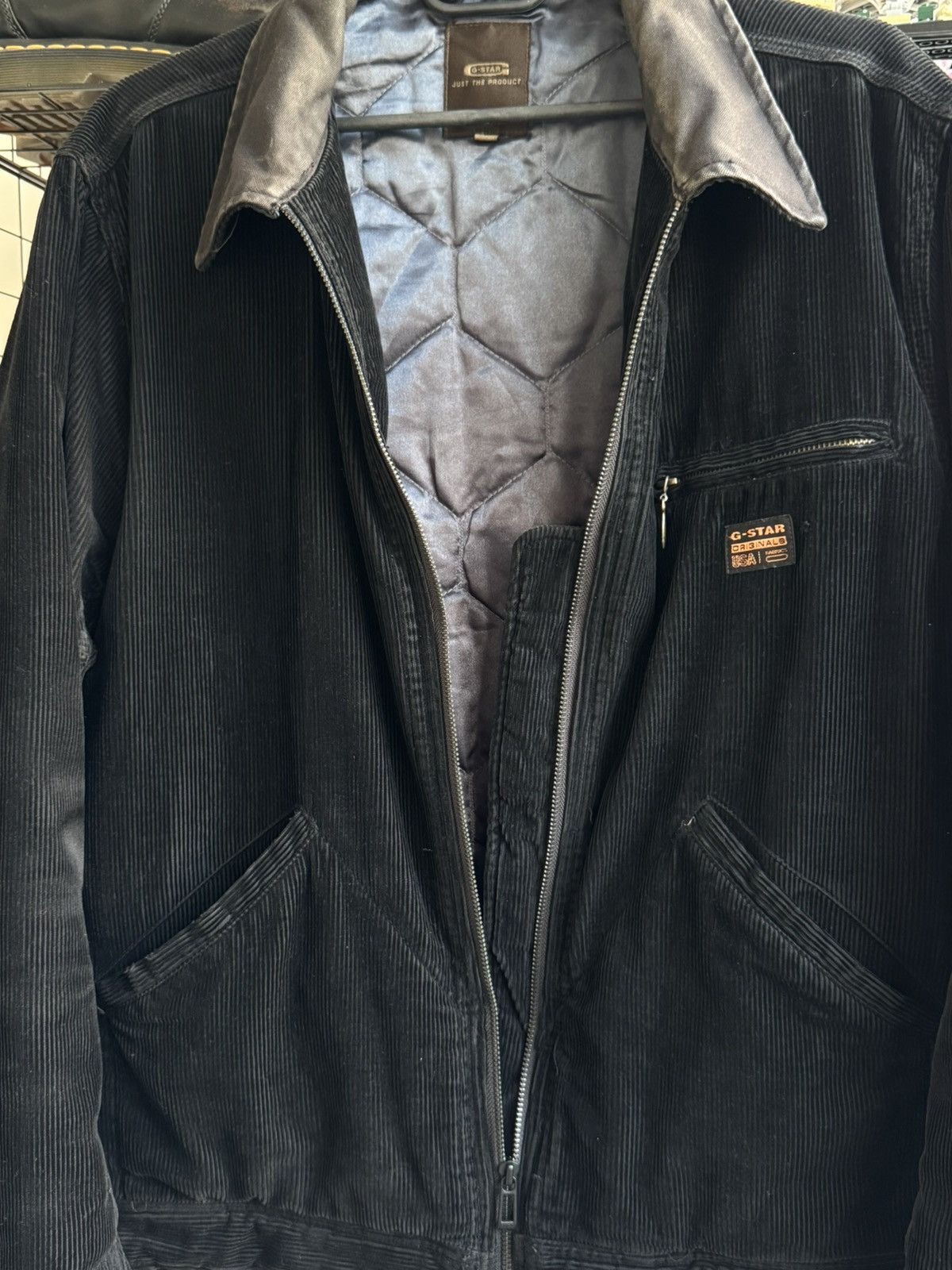 G-Star Vintage G-Star Detroit Corduroy Cinch Back Jacket Size US M / EU 48-50 / 2 - 3 Thumbnail