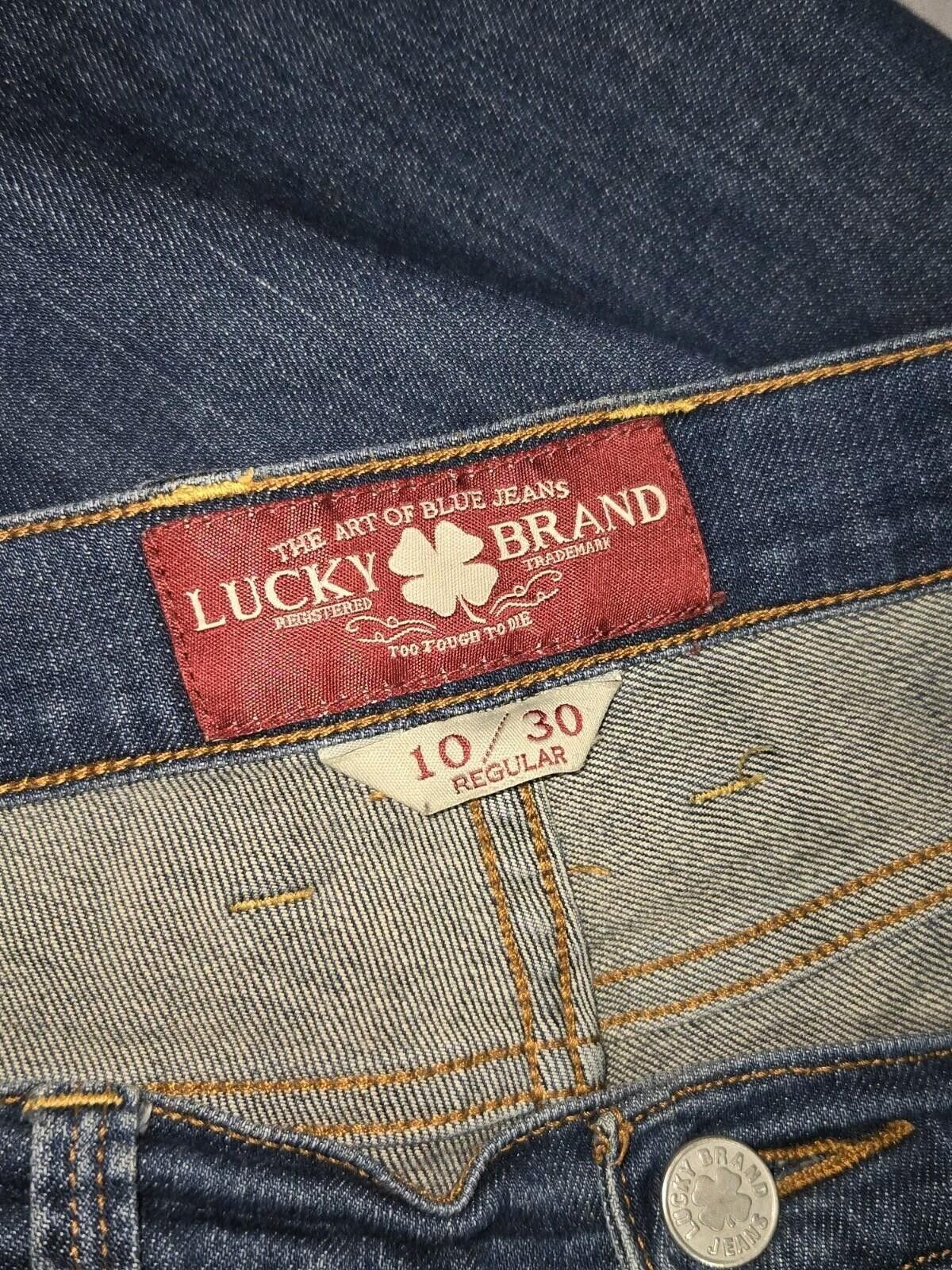 Lucky Brand Lucky Brand Jeans Sofia Straight Blue Women's Size 10/30 Size 32" / US 10 / IT 46 - 3 Thumbnail
