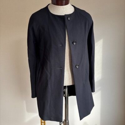 OSKA OSKA Collarless Designer Duster Coat Minimalist Style Jacket Size M / US 6-8 / IT 42-44 - 1 Thumbnail