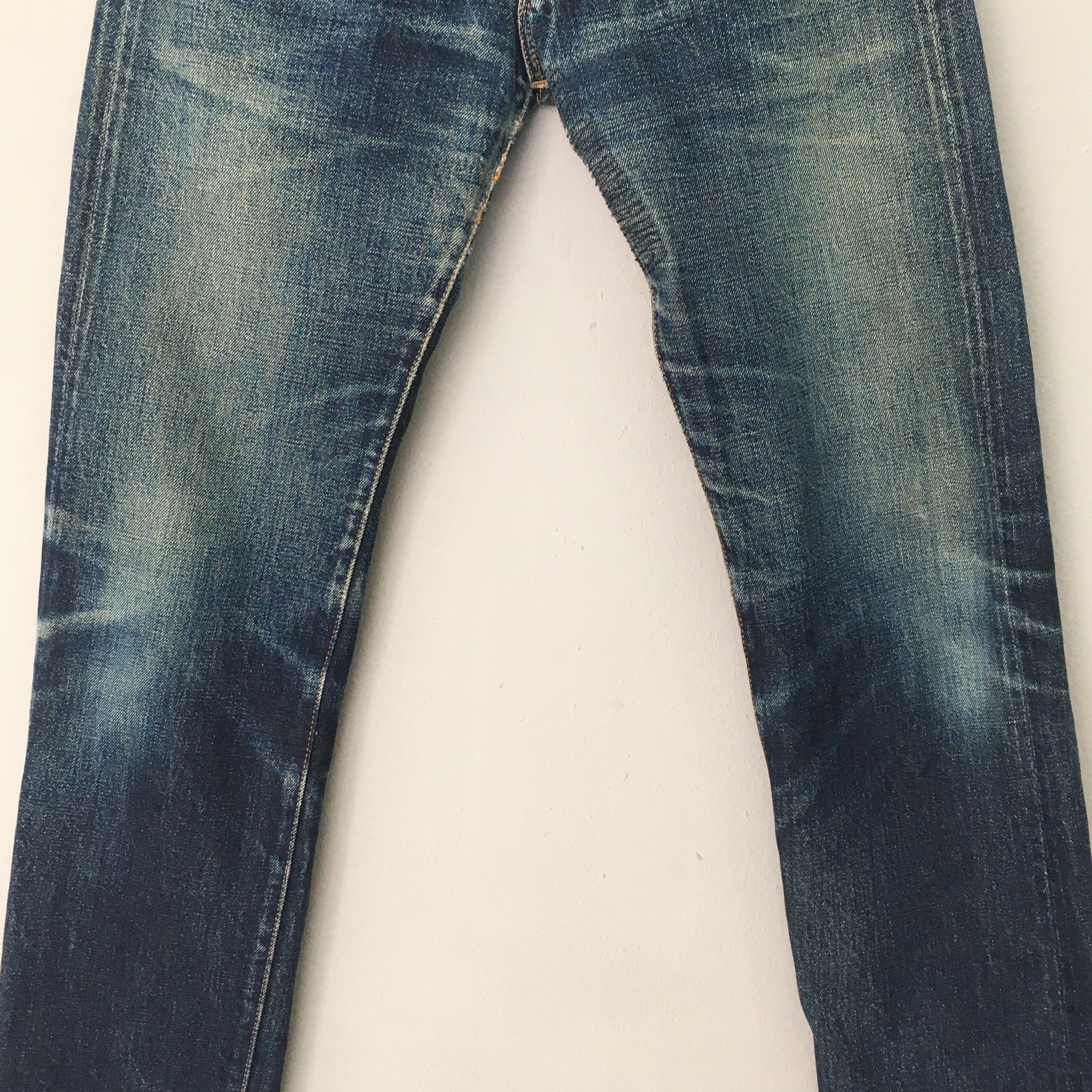 Denime Size 28x30 Vintage 90s Denime Big E Japan Denim S1450 Size US 28 / EU 44 - 3 Thumbnail