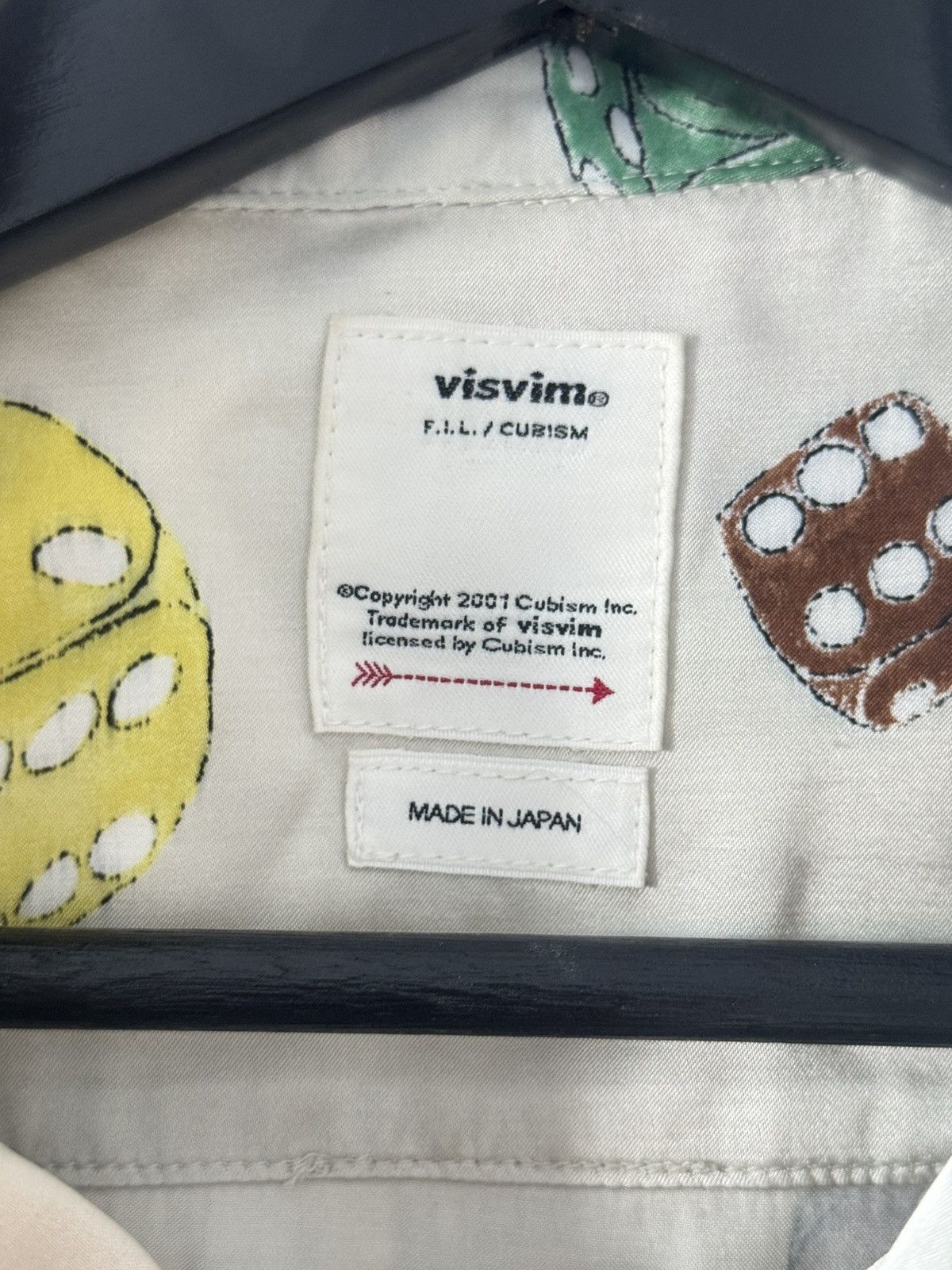 Visvim SS21 Wallis Hart Dice Oversized Shirt Size 5