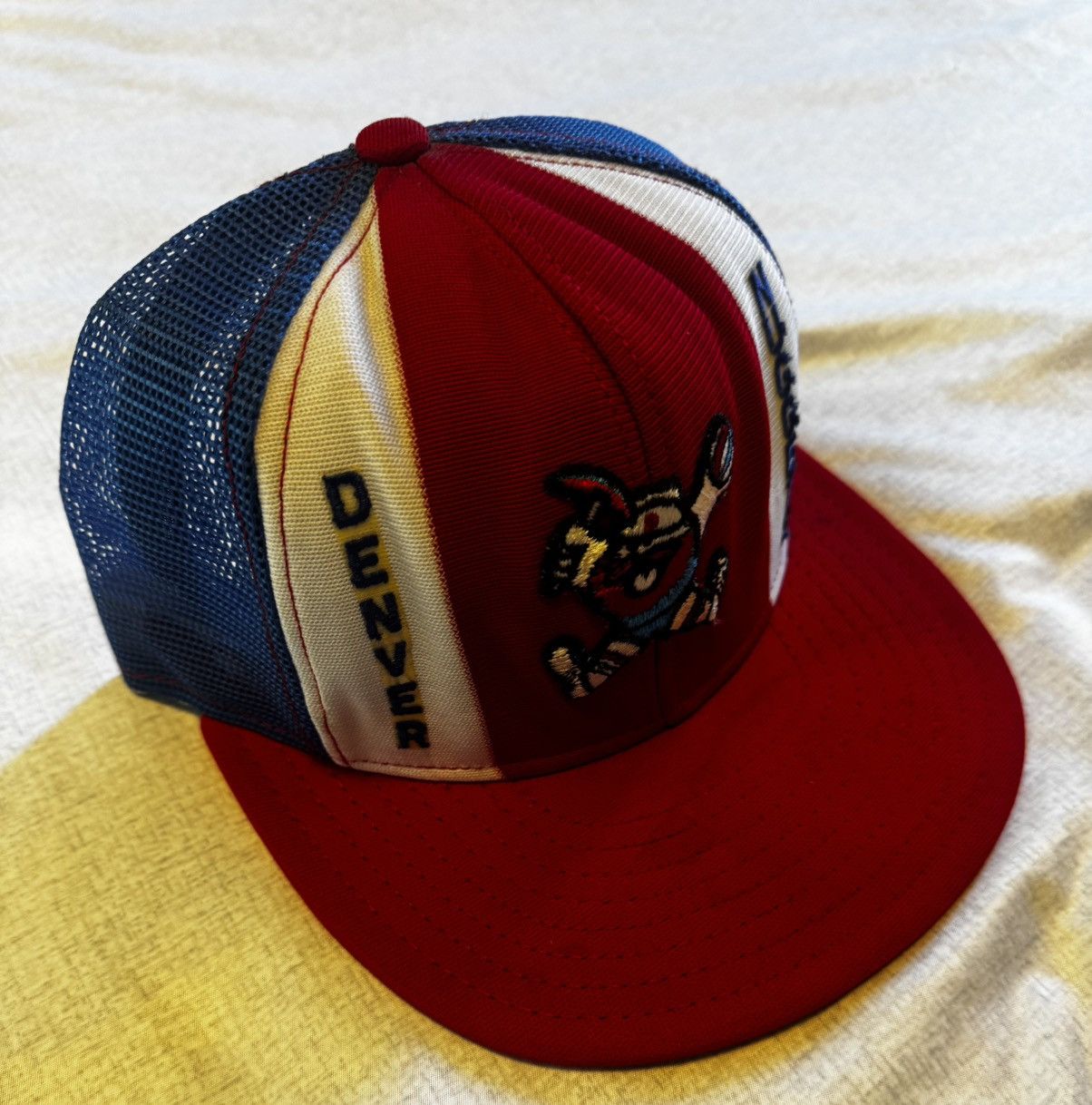 Other Denver Nuggets Hat Cap AJD Lucky Stripe Snapback Vintage Size ONE SIZE - 4 Thumbnail