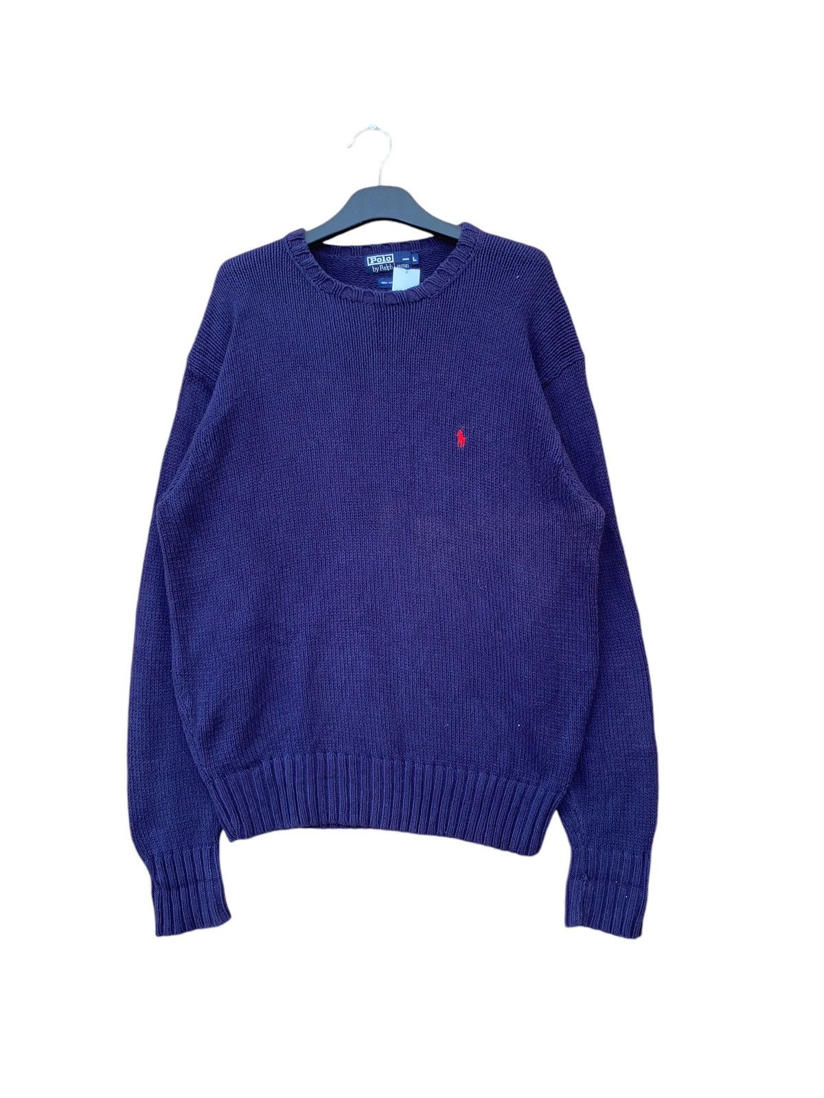 Vintage Polo Ralph Lauren Sun Faded Knitted Sweater