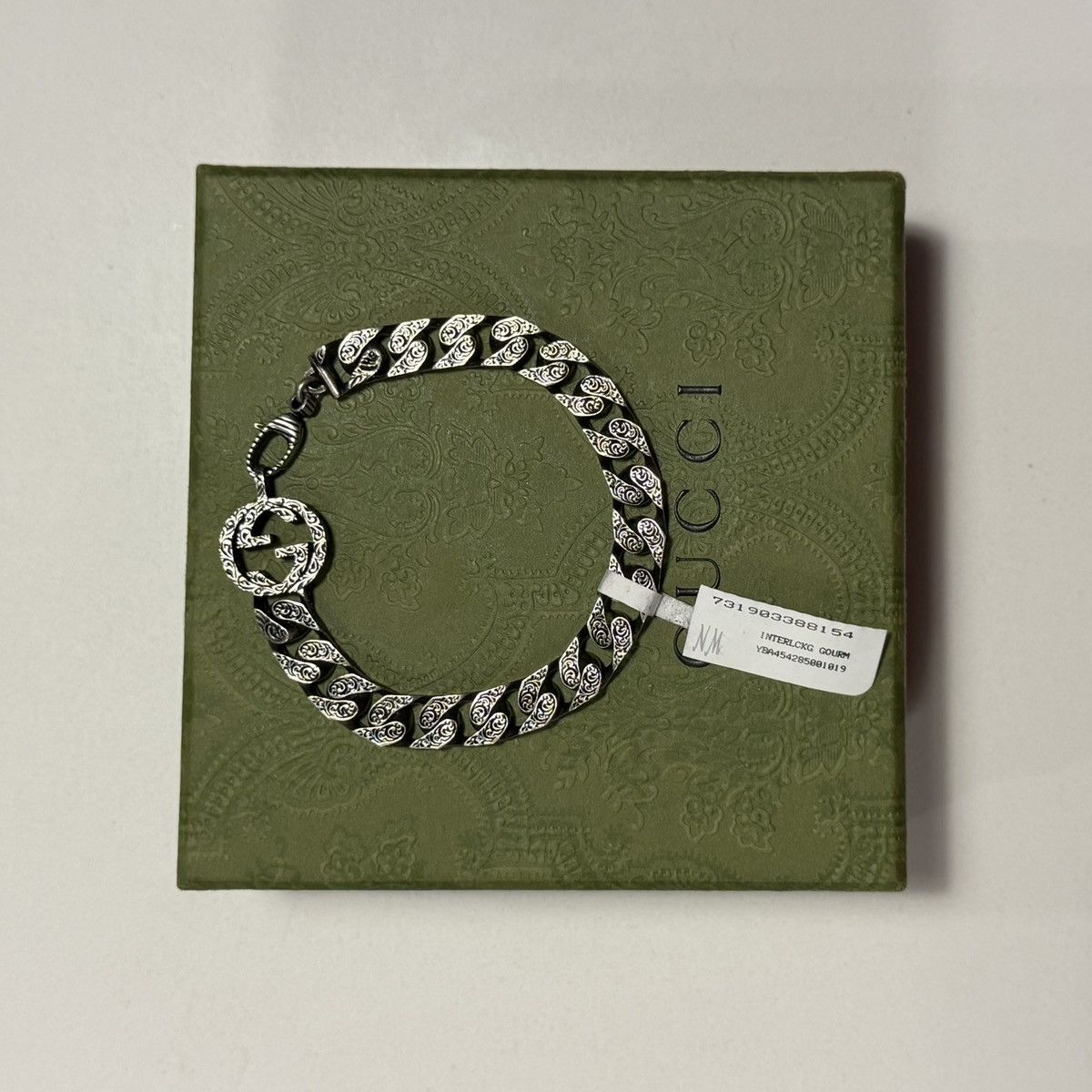 Gucci GUCCI Silver Interlocking G Chain Bracelet Size ONE SIZE - 12 Thumbnail